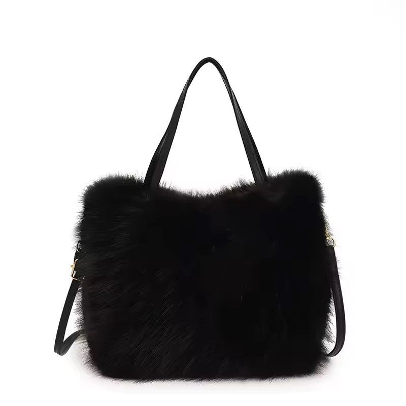 Other Streetwear Faux Fur Designer Cartoon Fluffy Crossbody Bag Size ONE SIZE - 6 Thumbnail