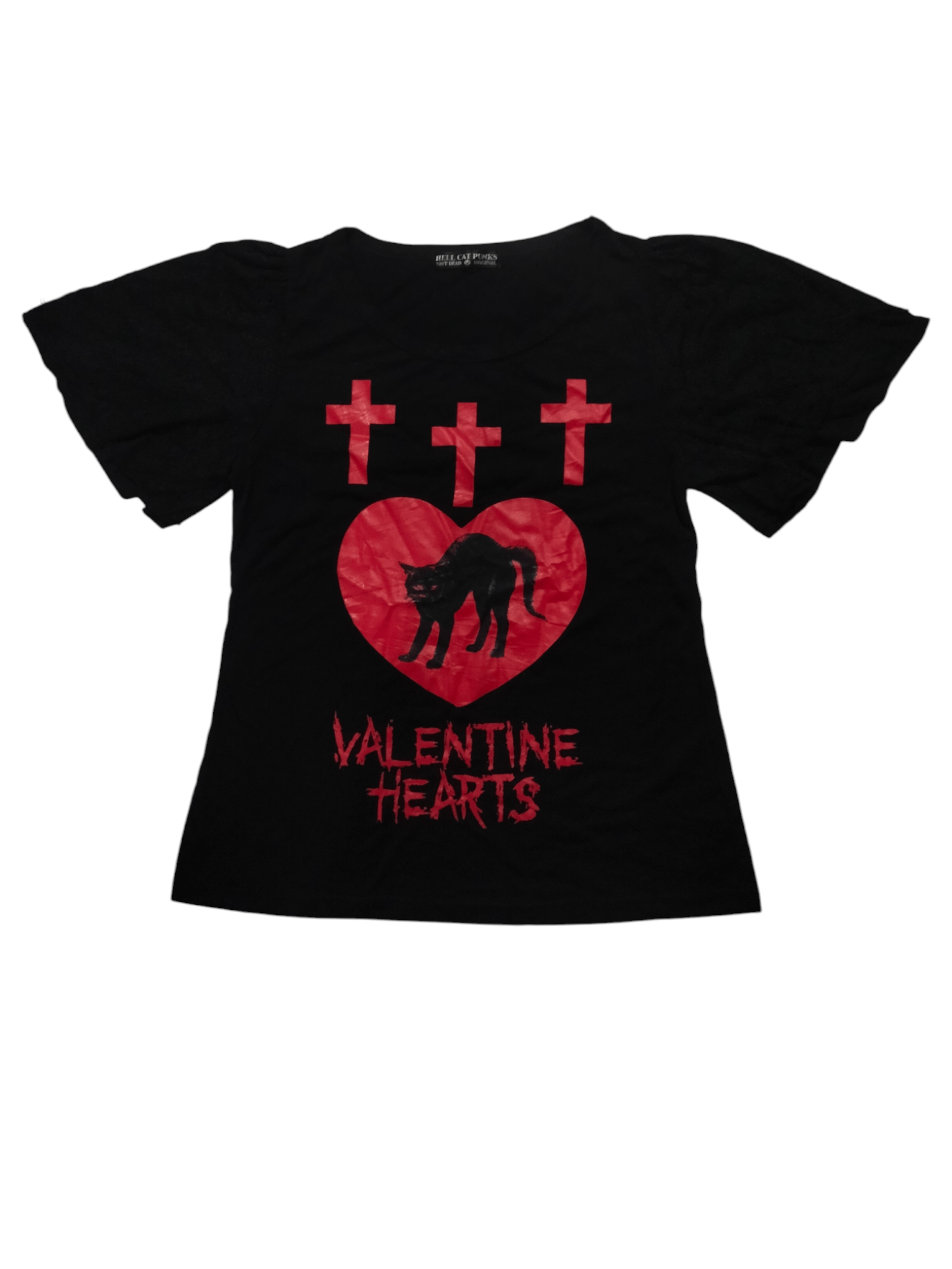 GOA Hell cat punk Ghotic Grunge tshirt Size M / US 6-8 / IT 42-44 - 1 Thumbnail
