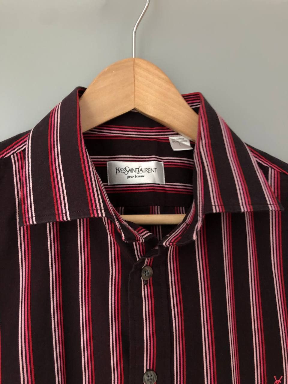 Vintage × Yves Saint Laurent Vintage shirt Yves Saint laurent Size US L / EU 52-54 / 3 - 4 Thumbnail