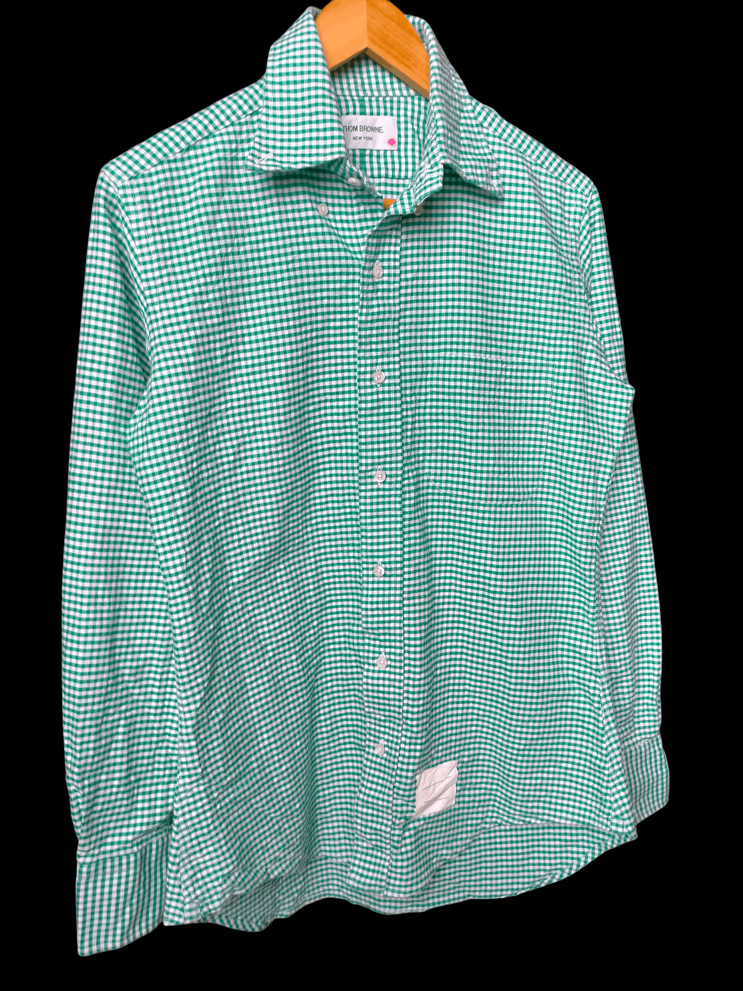 Thom Browne Thom Browne New York Green Check Button ups shirt Size US S / EU 44-46 / 1 - 3 Thumbnail