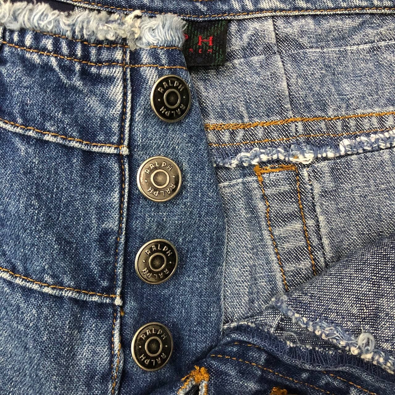 Ralph Lauren P789 VTG RALPH LAUREN FLARED PATCHWORK JEANS Size 28" / US 6 / IT 42 - 6 Thumbnail