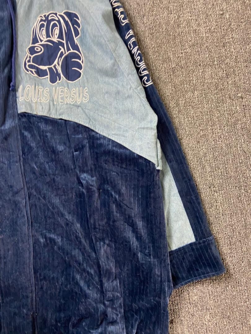 Japanese Brand Louis Versus Embroidery Velvet & Jeans Jacket (204) Size US M / EU 48-50 / 2 - 8 Thumbnail