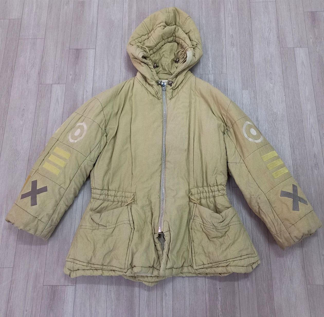 Issey Miyake ISSEY MIYAKE AW1991 IRVING PENN HIEROGLYPH Parka Jacket Size US M / EU 48-50 / 2 - 7 Thumbnail