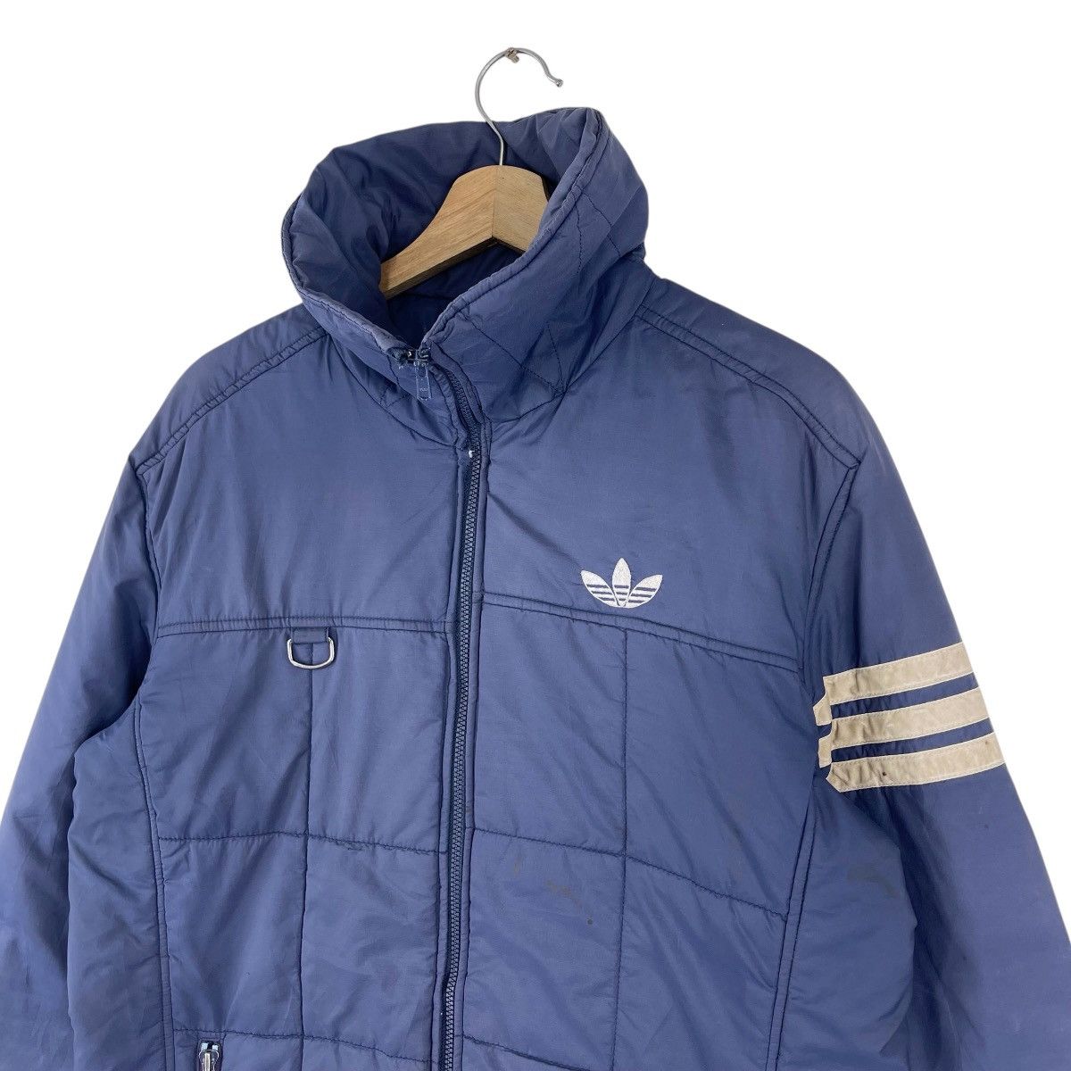 Adidas × Vintage 90’s AdidasTrefoil Logo Padded Jacket Size US M / EU 48-50 / 2 - 4 Thumbnail