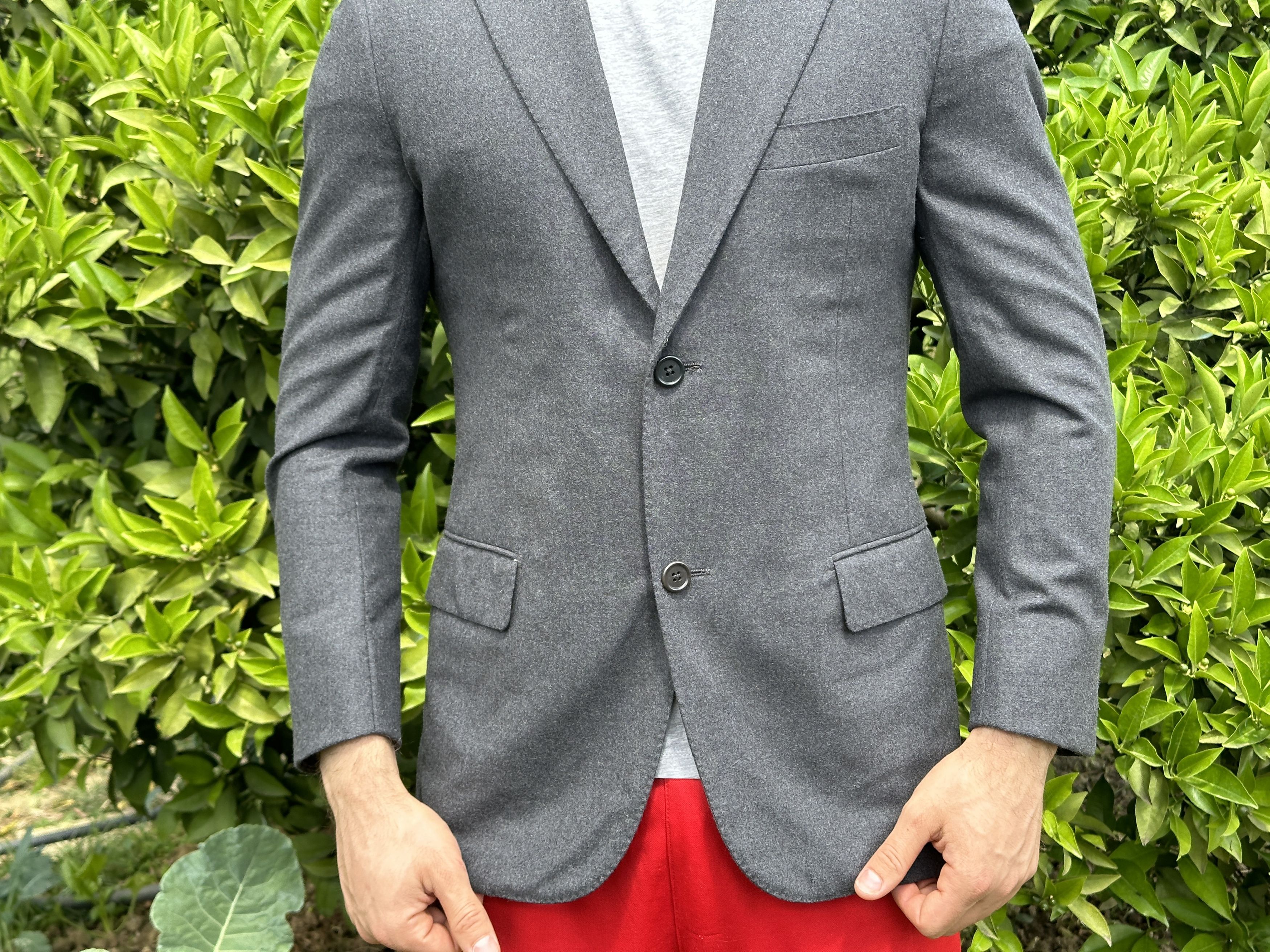 SARTORIO Sartoria Castangia Castello Suit Formal Jacket Size 36 S Size 36R - 16 Thumbnail