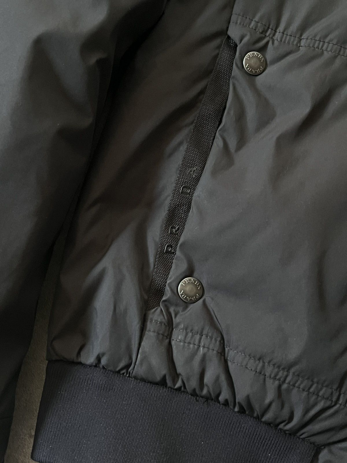 Prada Prada F/W 2007 Bomber jacket black nylon Size US L / EU 52-54 / 3 - 2 Thumbnail