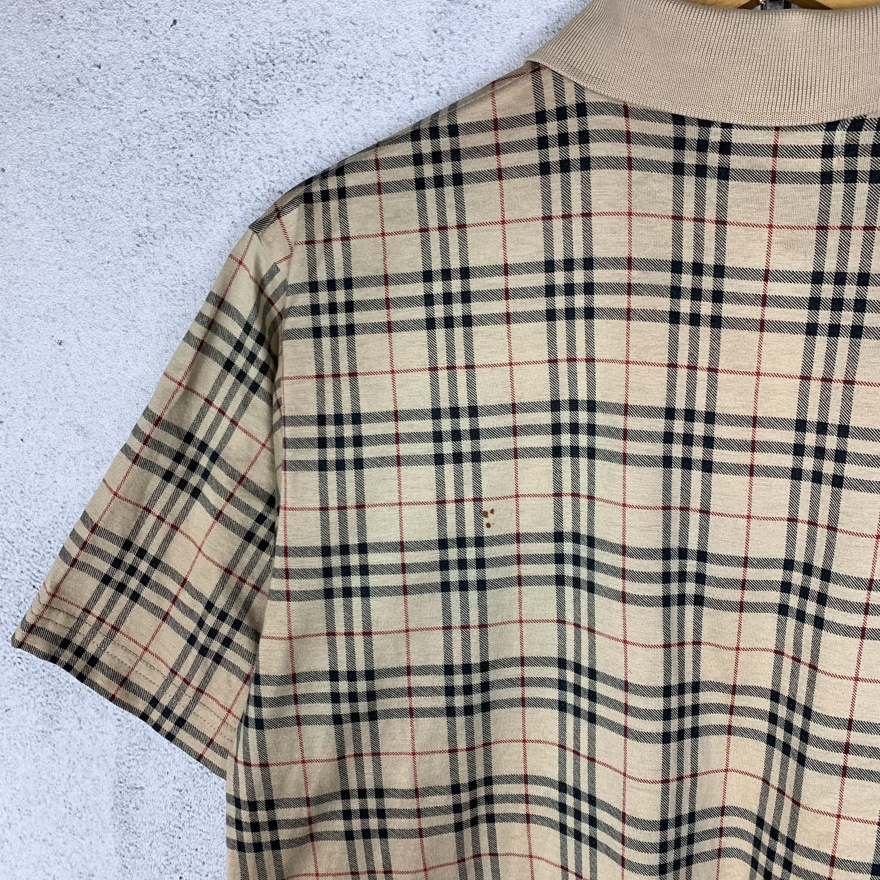 Burberry Vintage Burberry Nova Check Polo Shirt Size US S / EU 44-46 / 1 - 4 Thumbnail