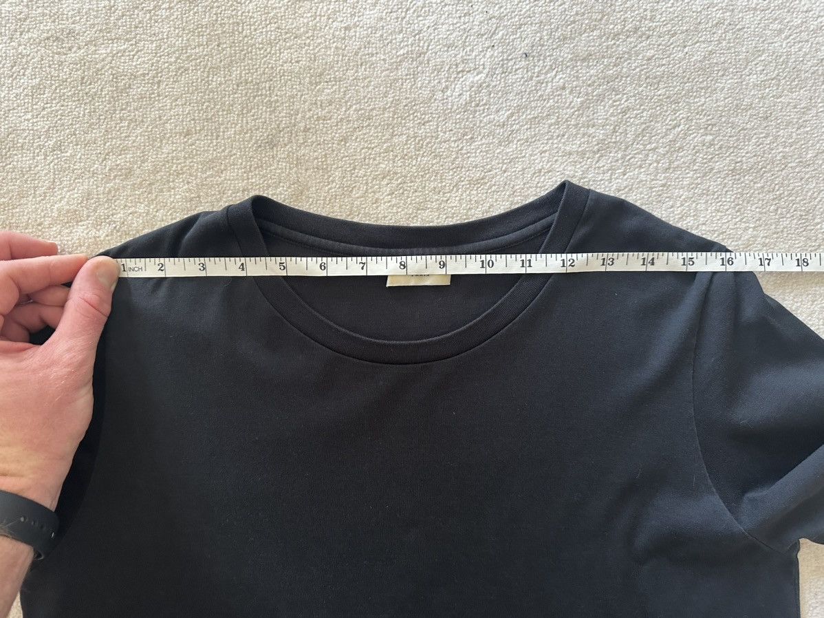 Saint Laurent Paris $550 Saint Laurent Rive Gauche black logo t shirt L Size US L / EU 52-54 / 3 - 6 Thumbnail