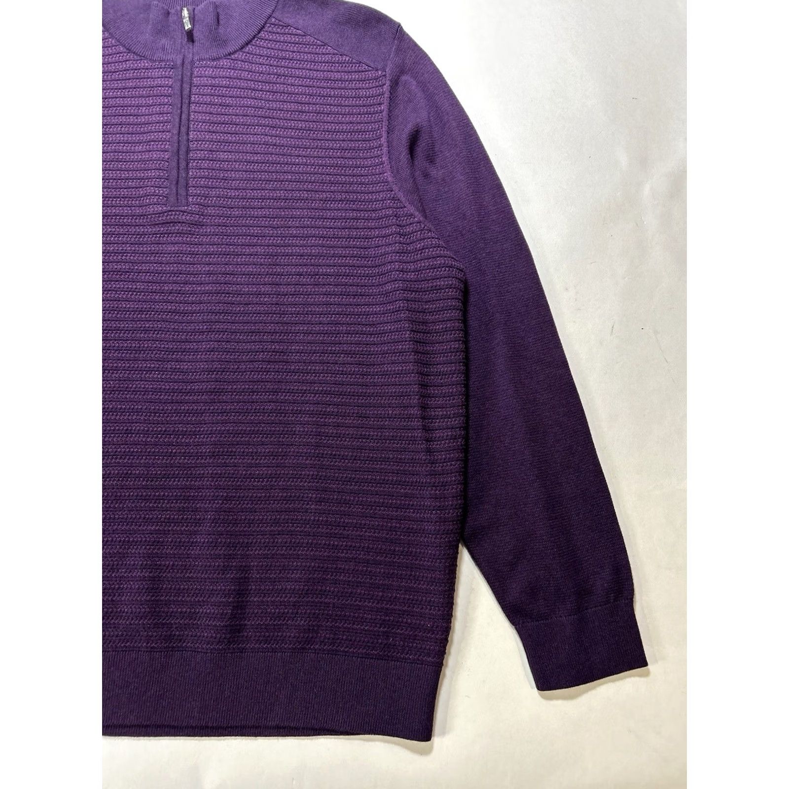 Tommy Bahama Tommy Bahama Pullover 1/4 Zip Long Sleeve Purple XL Men Size US XL / EU 56 / 4 - 6 Thumbnail