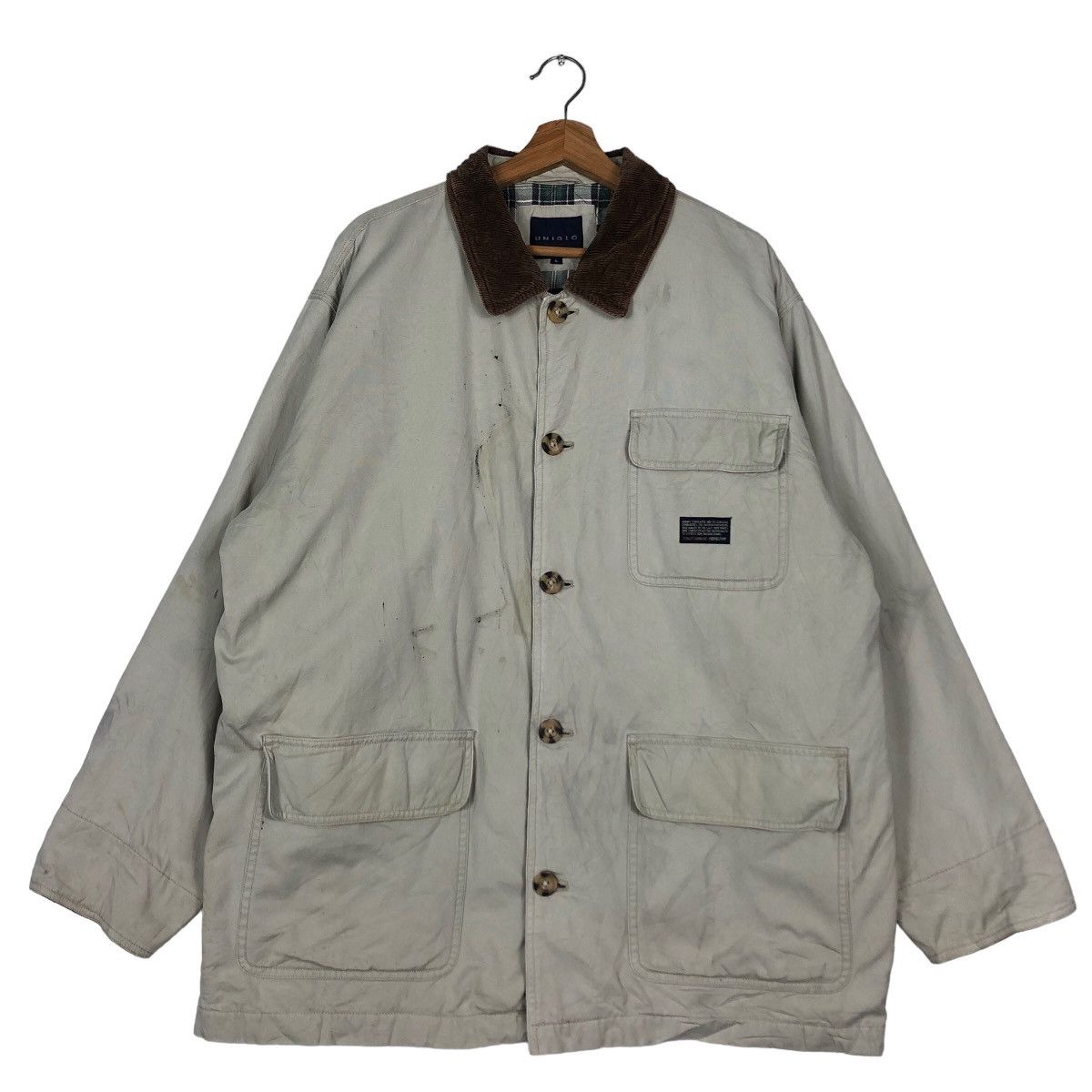 Japanese Brand 🔥Vtg Chore Jacket Uniqlo Issey Miyake Japan Blanket Lining Size US L / EU 52-54 / 3 - 1 Thumbnail