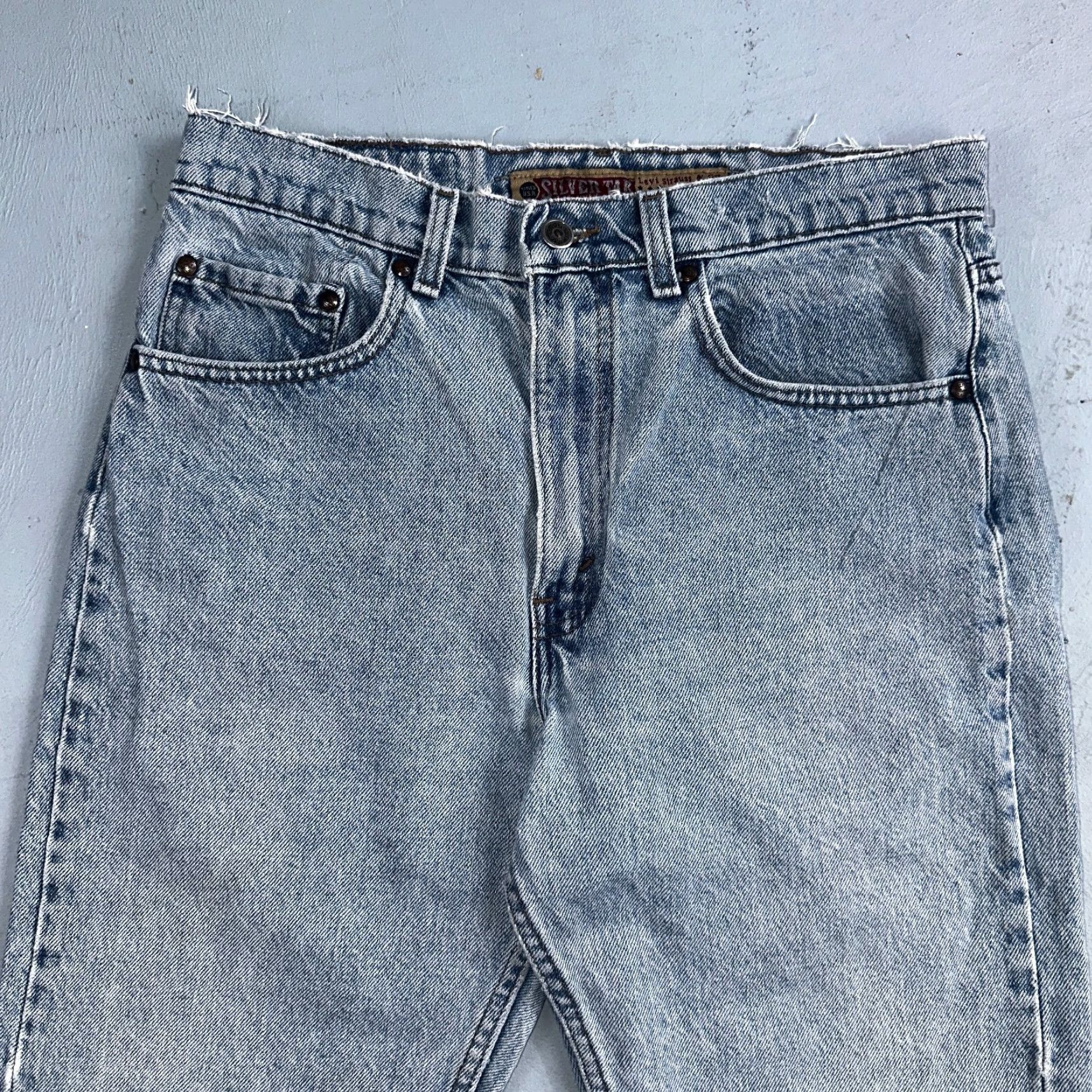 Levi's VINTAGE Levi's 525 Jeans USA Light Wash 525 Silver Tab Levi's 90s Skater Jeans 32x32 Mens Straight Button Size US 32 / EU 48 - 2 Thumbnail
