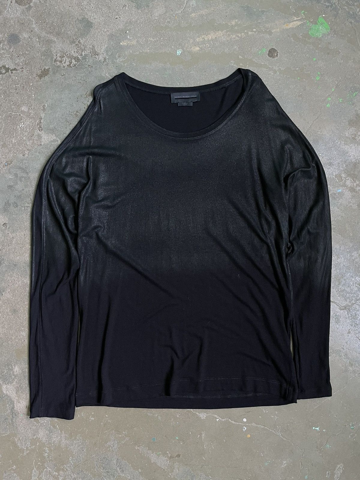 Diesel Diesel black gold avant-garde long sleeve Size US S / EU 44-46 / 1 - 1 Thumbnail