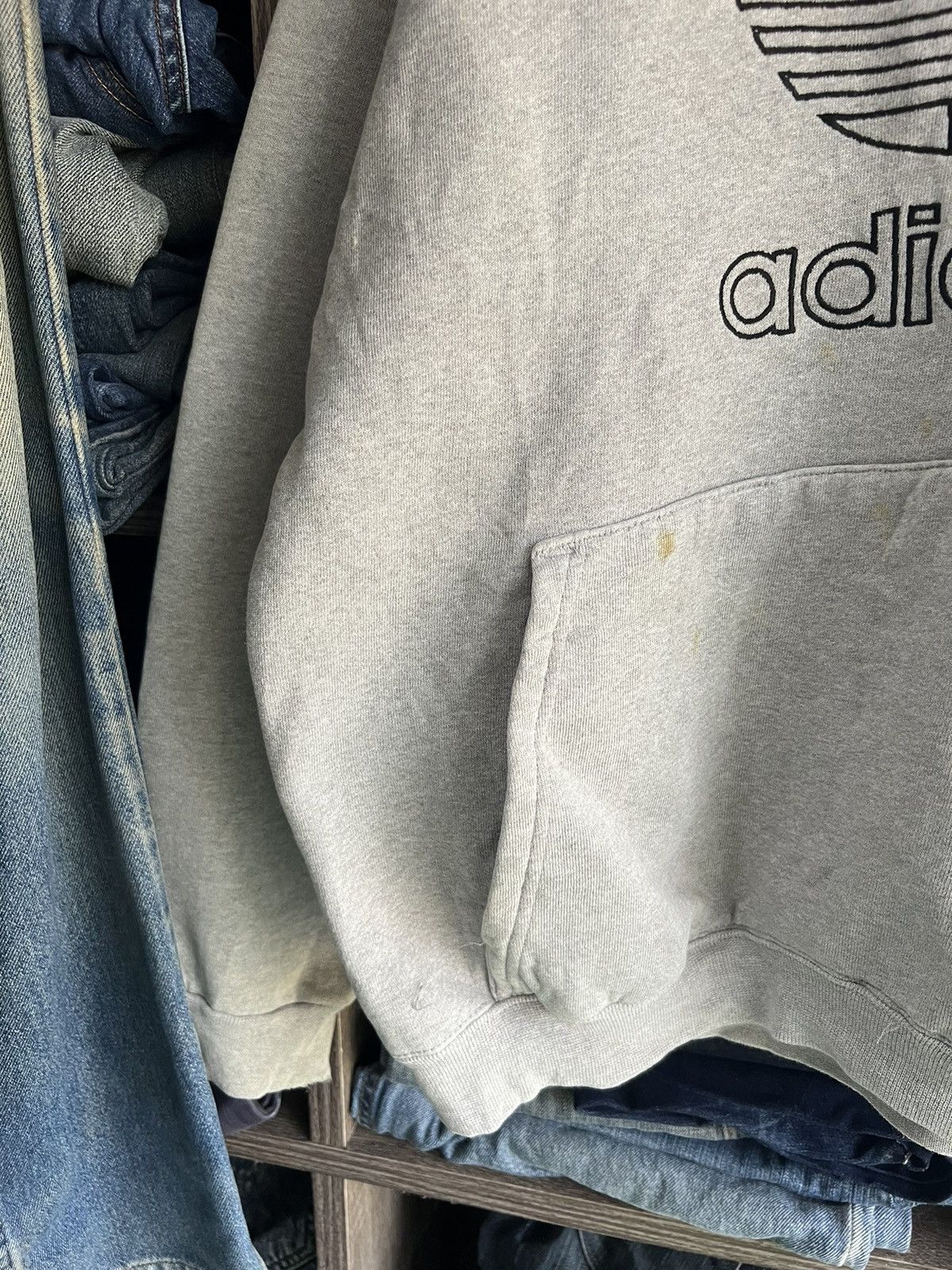 Adidas 🔥Vintage Adidas Trefoil Made in Usa Hoodies Size US XL / EU 56 / 4 - 7 Thumbnail