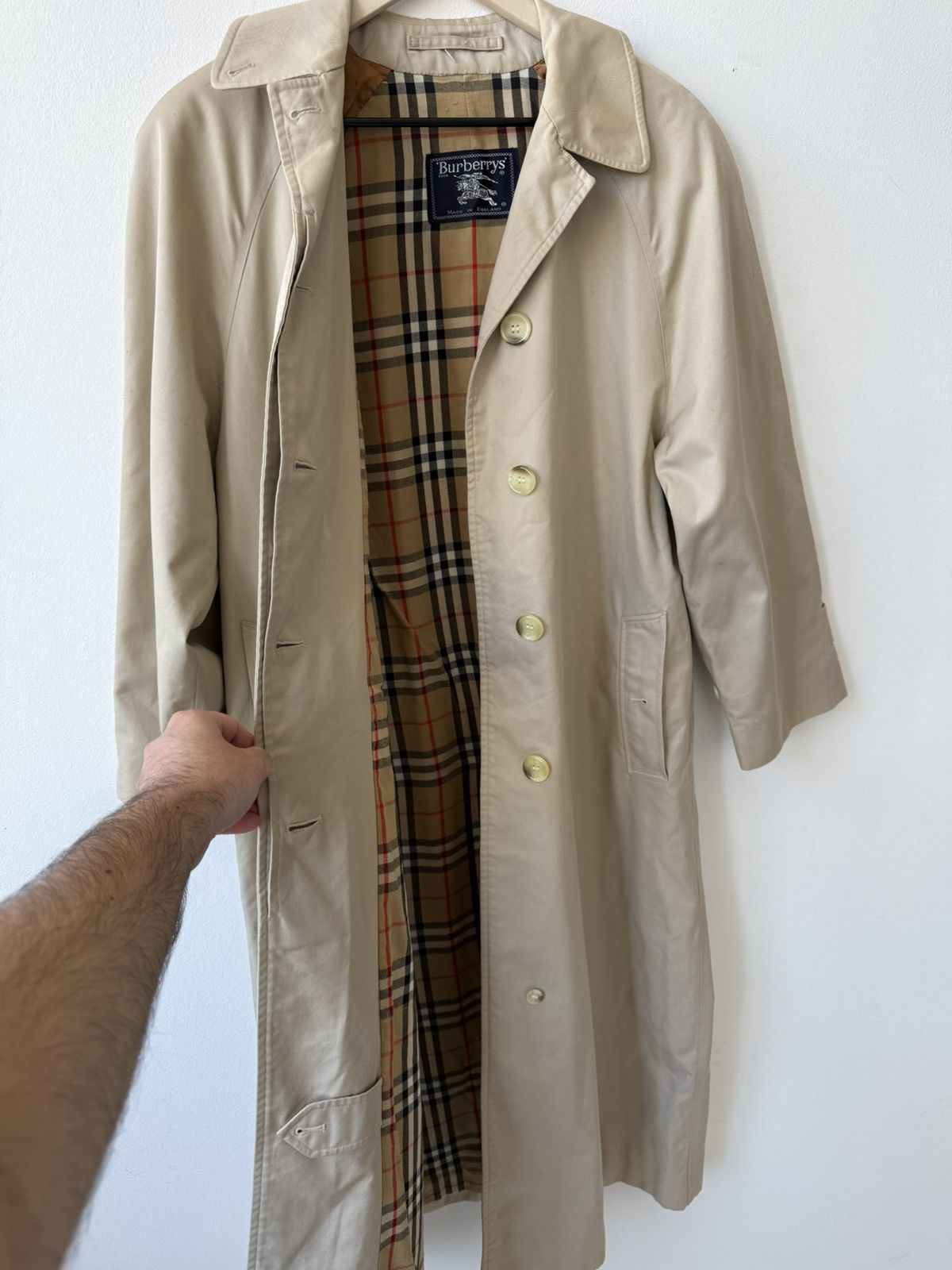 Burberry Burberry Vintage Beige Trench Coat Size XL / US 12-14 / IT 48-50 - 5 Thumbnail