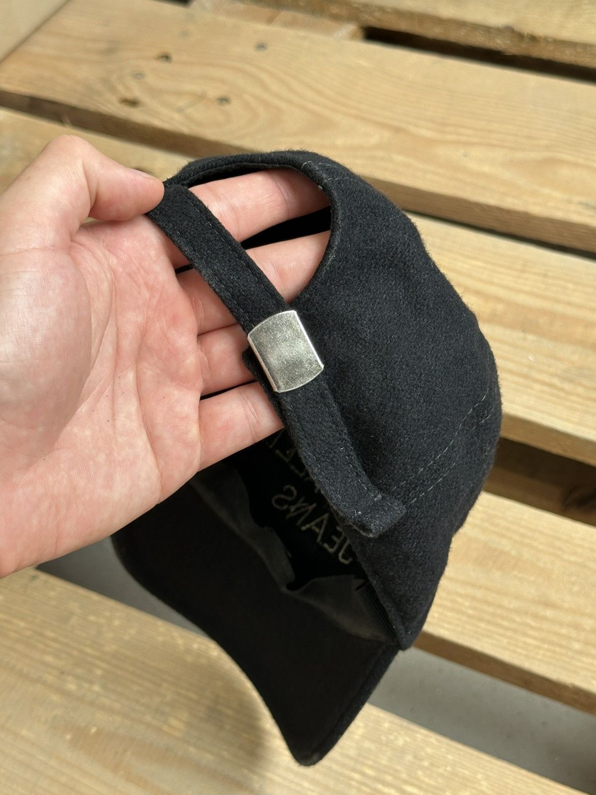 Calvin Klein Vintage Calvin Klein Black Wool Cap Size ONE SIZE - 5 Thumbnail