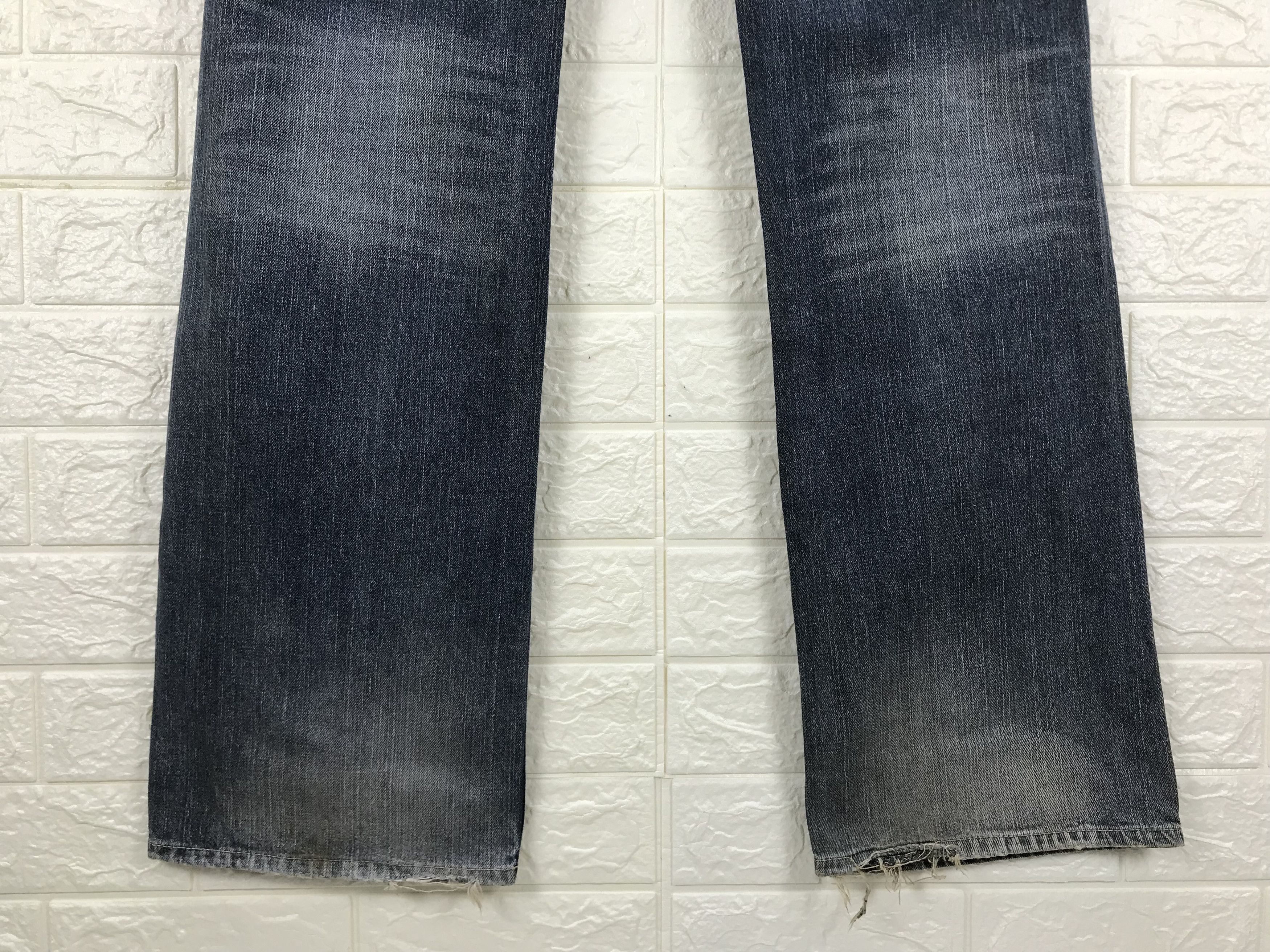 Japanese Brand Vintage Root Three Buckle Back Flare Jeans Size US 32 / EU 48 - 4 Thumbnail