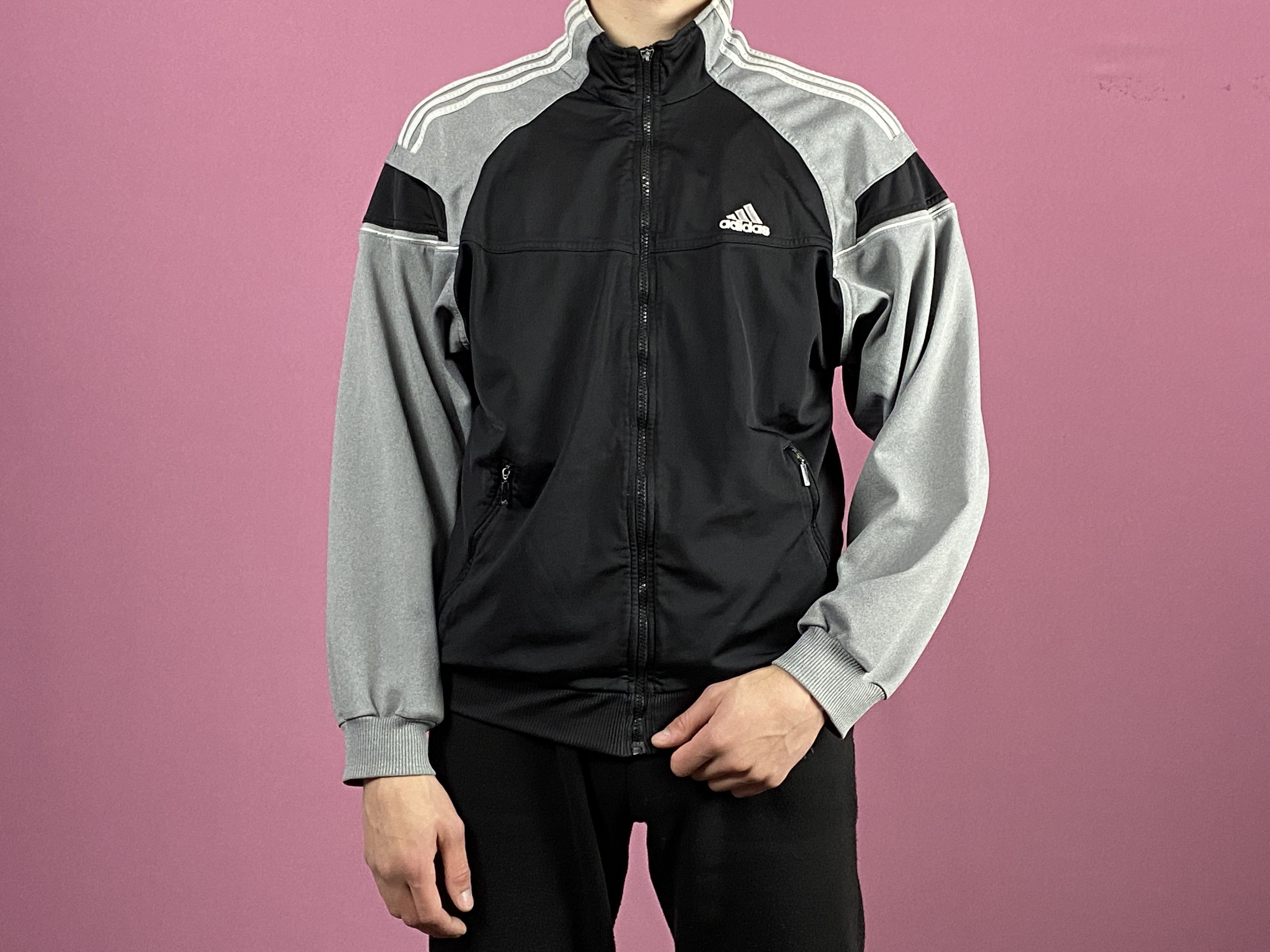 Adidas × Vintage 90s Adidas Vintage Men's Back Logo Track Jacket - M Size US M / EU 48-50 / 2 - 4 Thumbnail