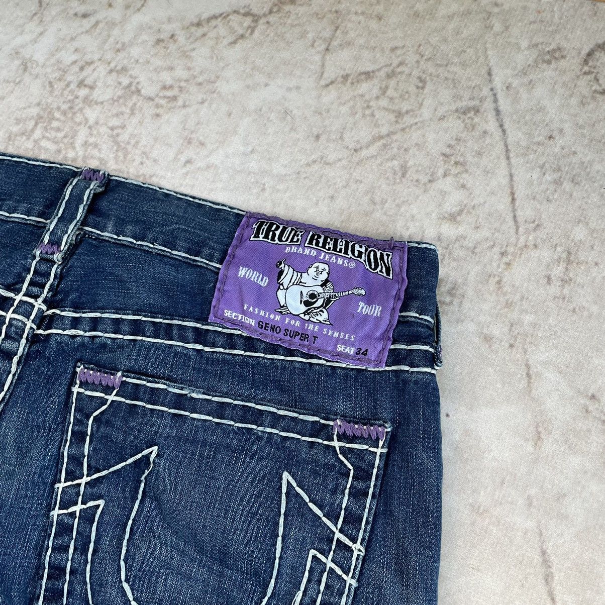 Japanese Brand × True Religion True Religion Baggy Y2K Distressed Chief Keef Wide Jeans Size US 36 / EU 52 - 19 Thumbnail