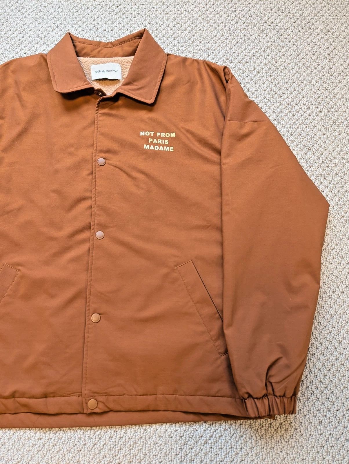 Drole De Monsieur La Veste Polaire NFPM Sherpa Jacket - Small - Paris Size US S / EU 44-46 / 1 - 4 Thumbnail