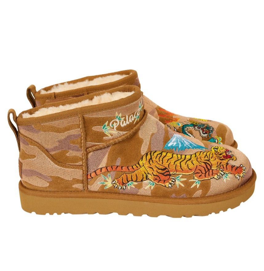 Palace × Ugg Palace Ugg Ultra Mini Boot Chestnut Tan Camo Size US 10 / EU 43 - 2 Thumbnail
