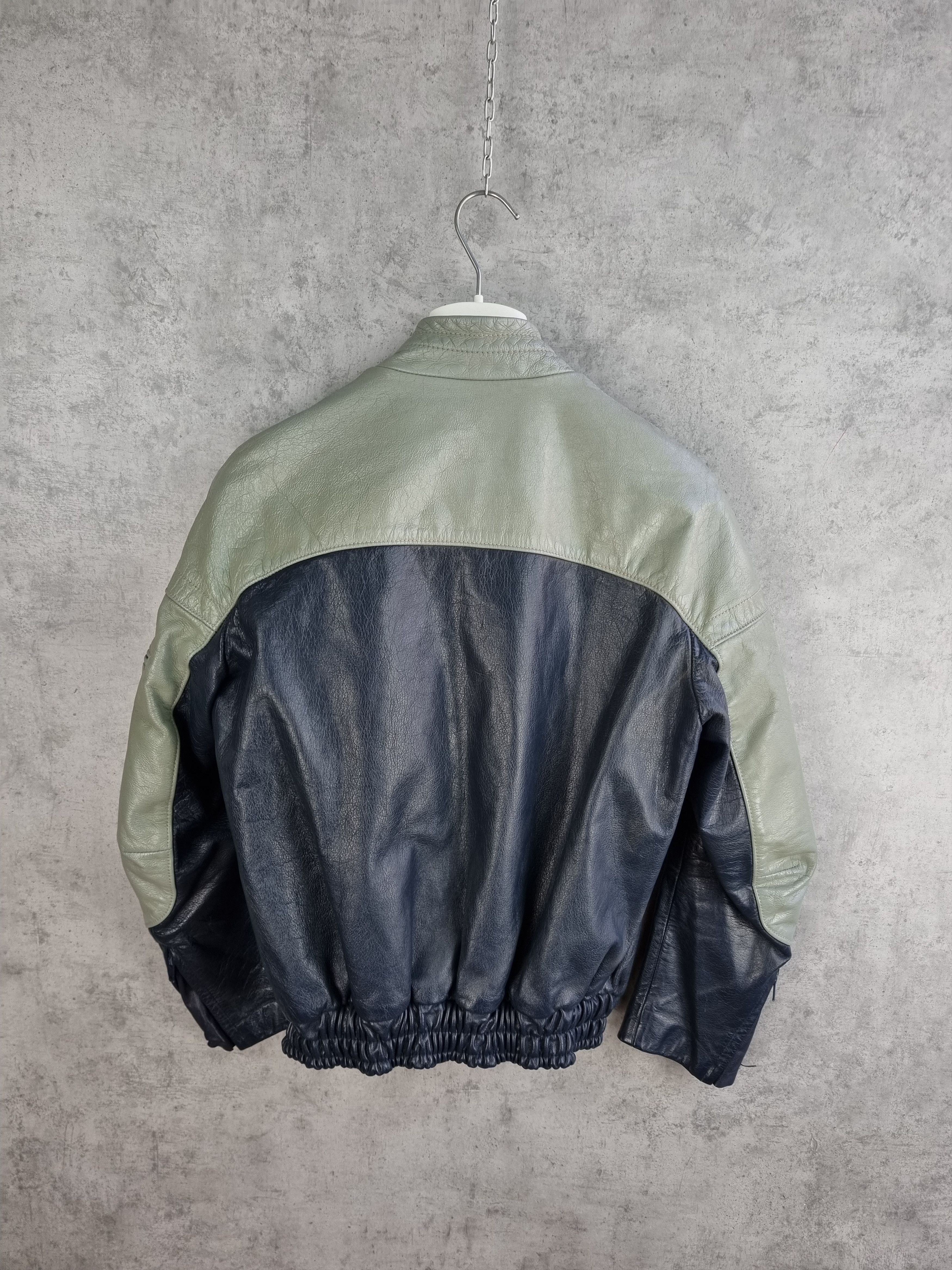 BMW 80s Rare Size BMW Leather Jacket made in West Germany Size US S / EU 44-46 / 1 - 15 Thumbnail