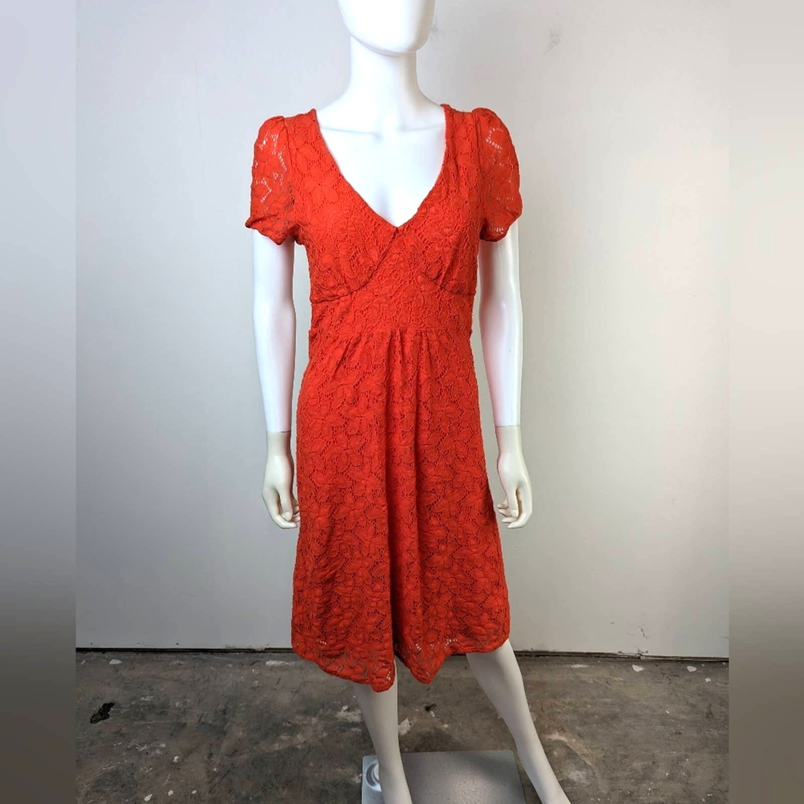Anthropologie Anthropology Leifnotes Lace Dress - Small Size S / US 4 / IT 40 - 2 Thumbnail