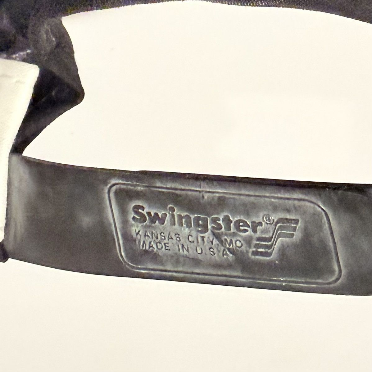 Swingster Vintage General Tire Snap Back Hat Black Checker 90s Size ONE SIZE - 5 Thumbnail