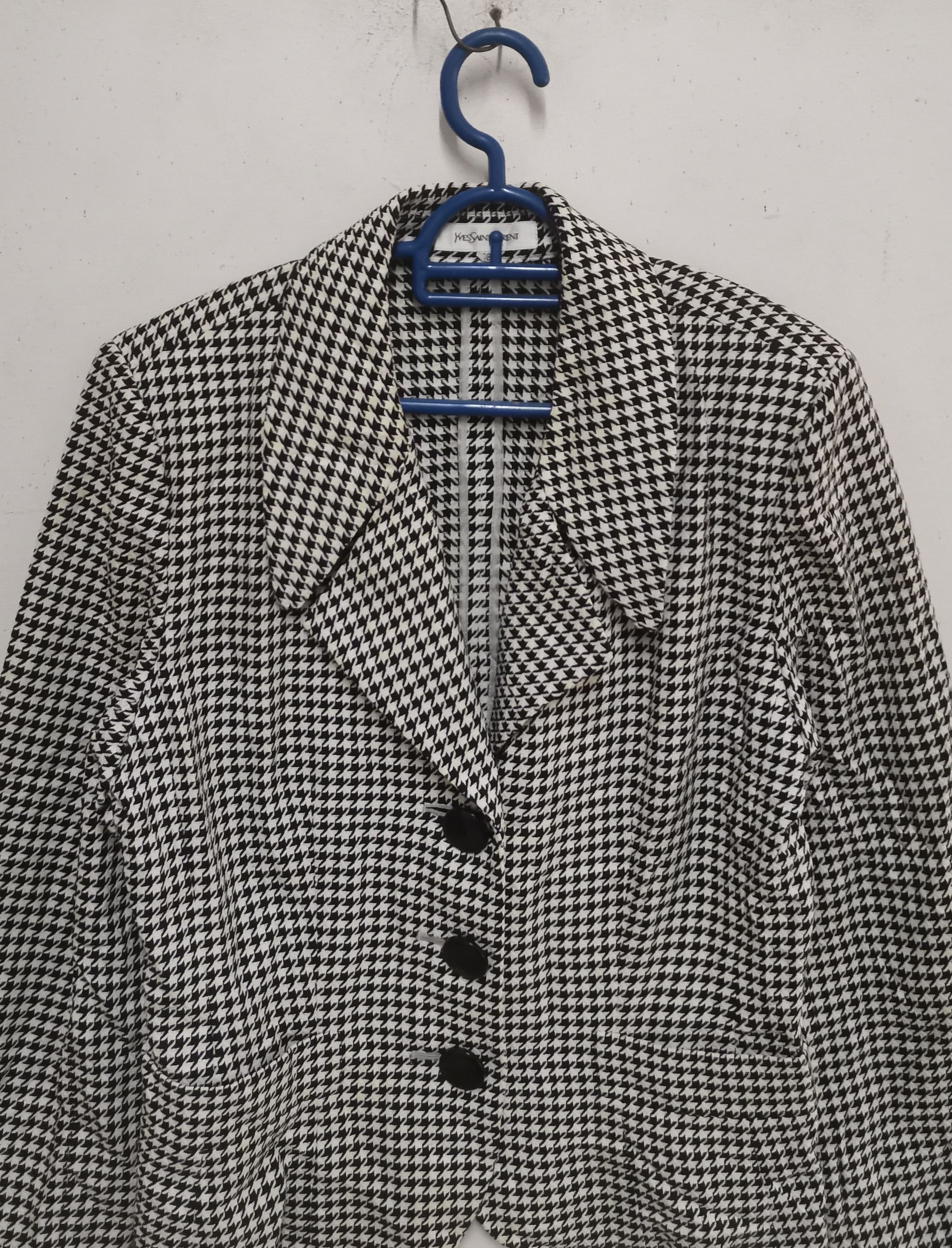 Yves Saint Laurent Rare distressed Yves Saint Laurent blazer /jacket Size S / US 4 / IT 40 - 2 Thumbnail