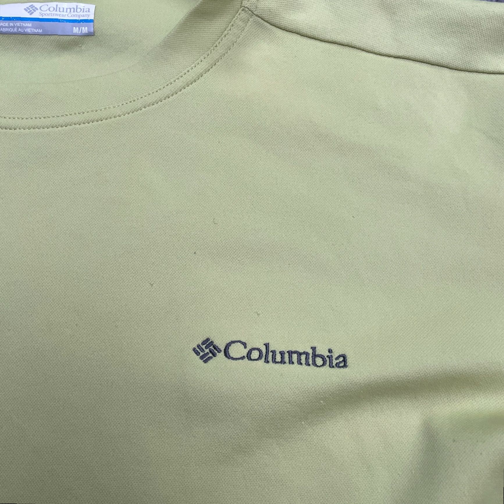 Vintage Columbia Omni Wick Active T-Shirt Mens Medium Yellow Crew Neck Short Sleeve Tee Size US M / EU 48-50 / 2 - 5 Thumbnail