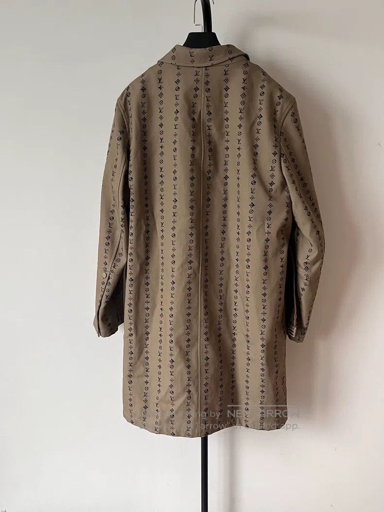 Louis Vuitton Louis Vuitton Old flower full print Cuban collar long coat Size US M / EU 48-50 / 2 - 2 Thumbnail