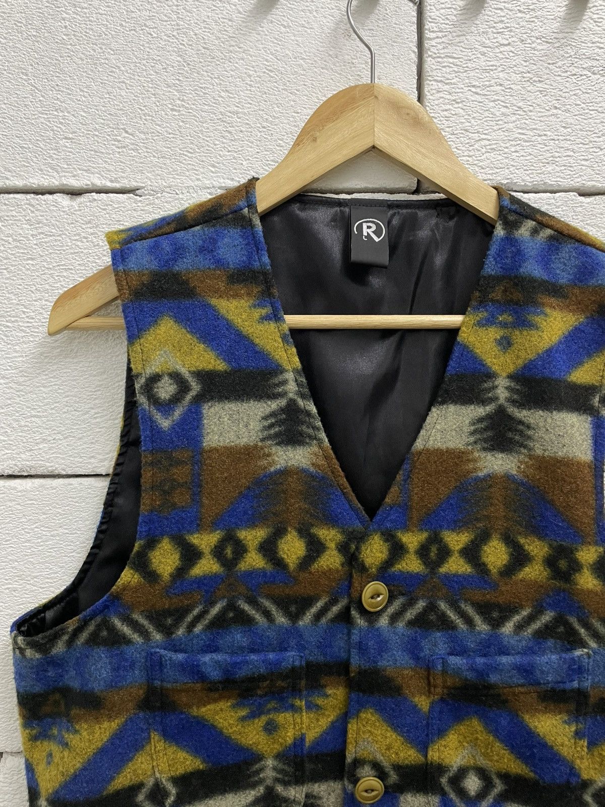 Designer × Other Navajo Wool Vest Size US M / EU 48-50 / 2 - 2 Thumbnail