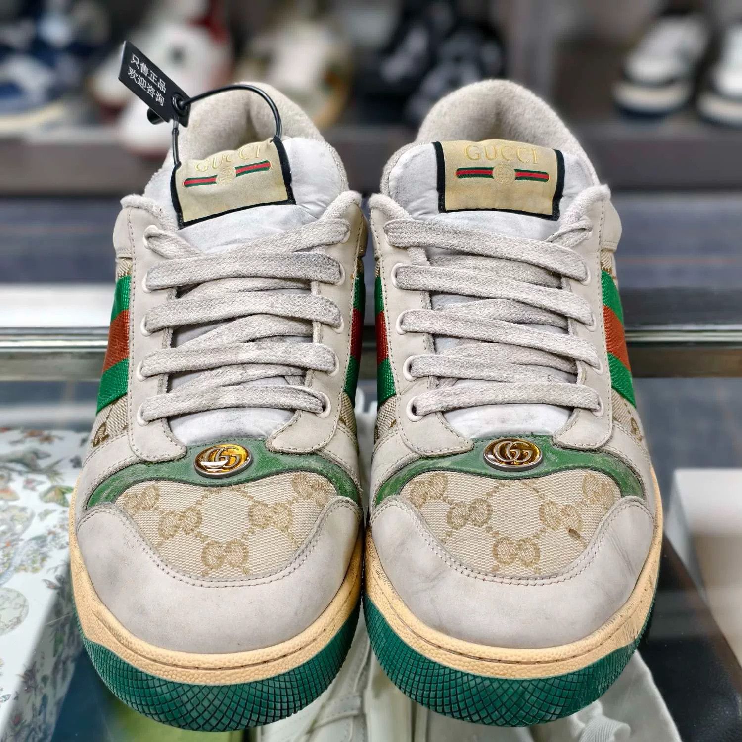 Gucci gucci dirty shoes size 9 Size US 9 / EU 42 - 1 Thumbnail