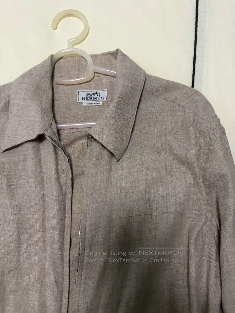Hermes Hermes Men's Zip-Up Shirt Jacket Size US XXS / EU 40 - 2 Thumbnail