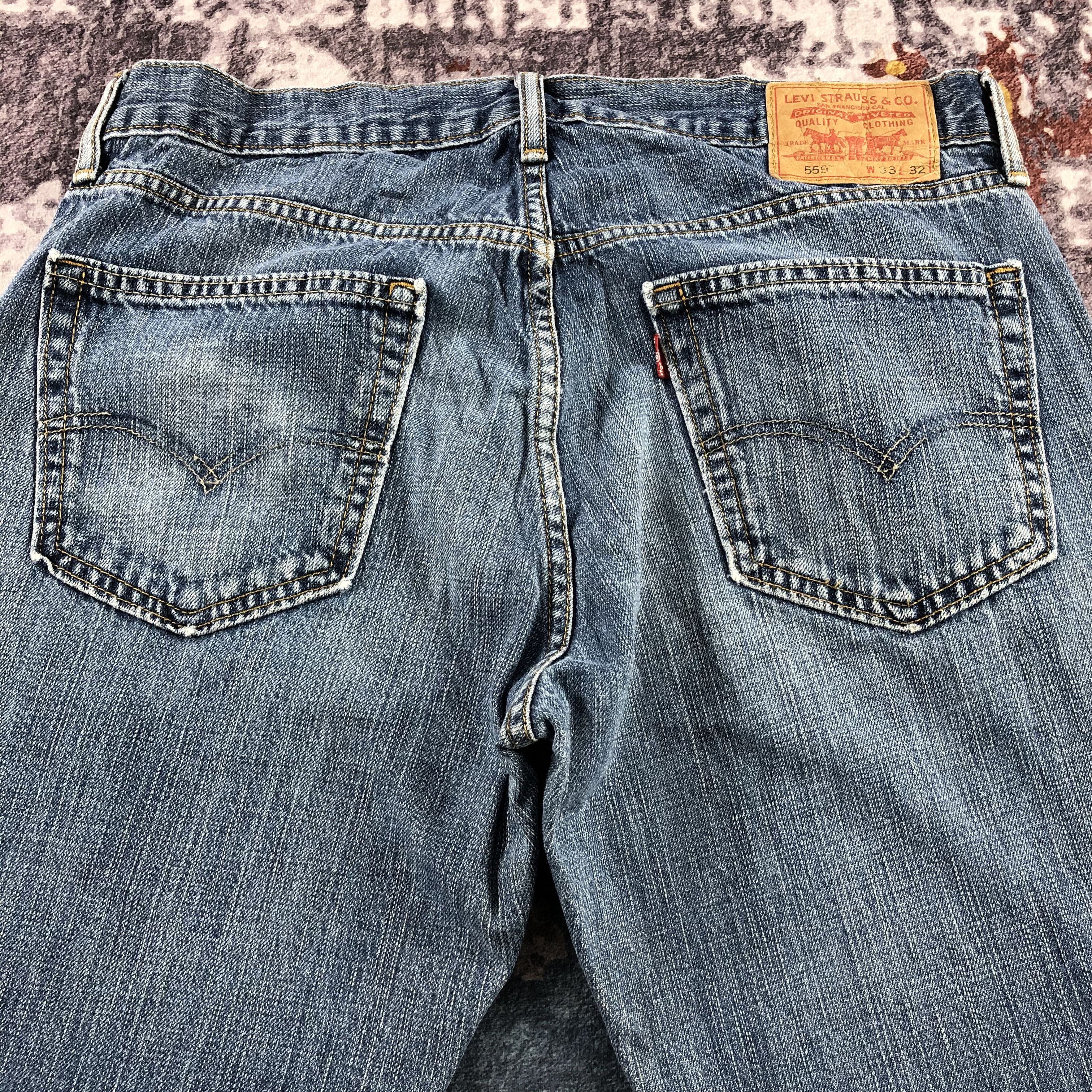 Levi's × Vintage Vintage Blue Wash Levis 559 Jeans-JM3158 Size US 34 / EU 50 - 5 Thumbnail