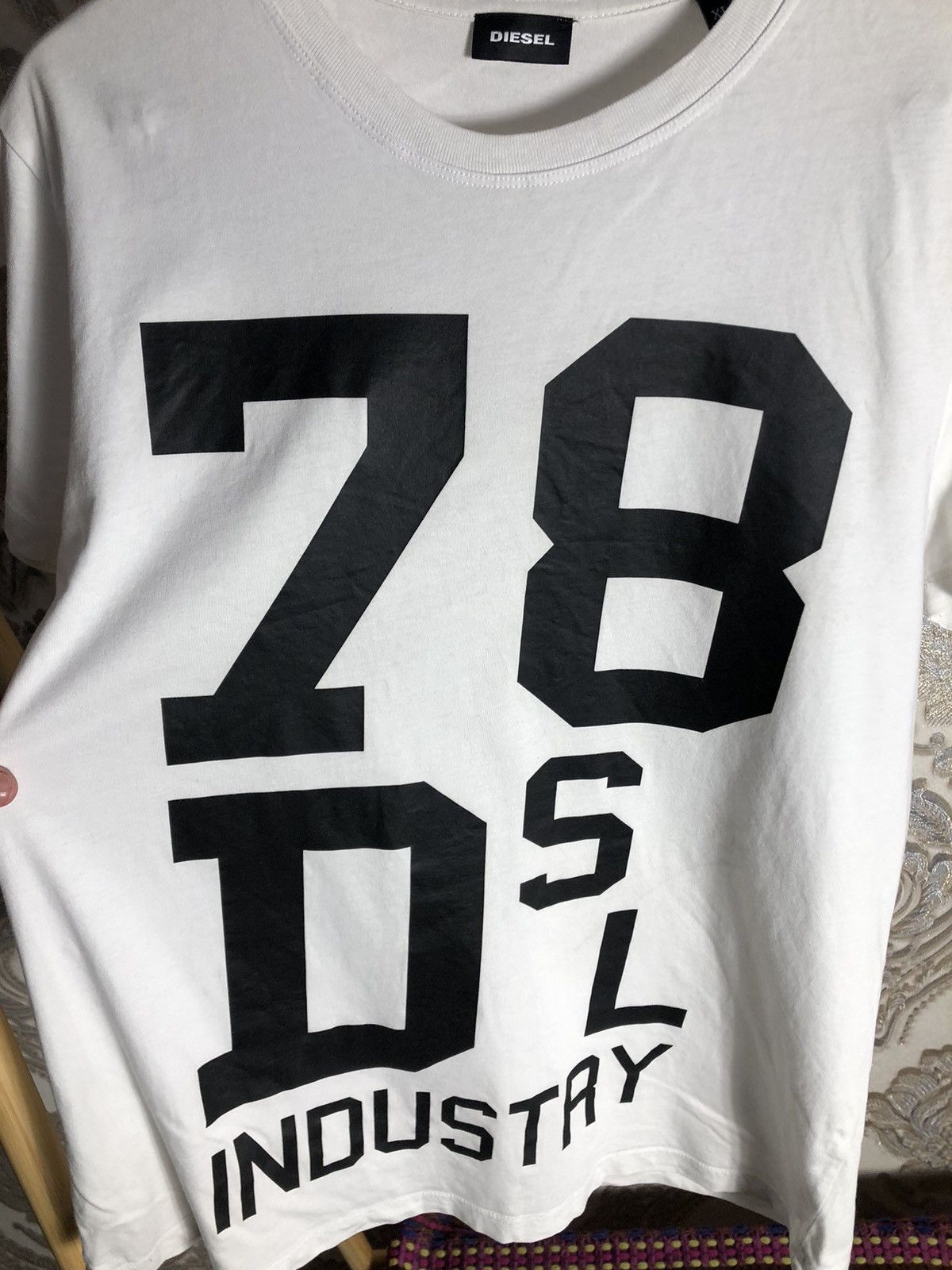 Diesel × Vintage VERY RARE DIESEL INDUSTRY DENIM DEVISION T-SHIRT DESIGNER Size US XL / EU 56 / 4 - 2 Thumbnail