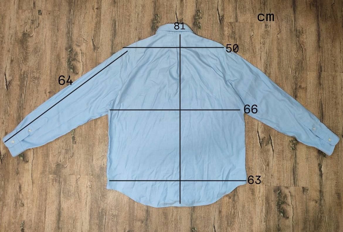 Polo Ralph Lauren Ralph Lauren Mens Blue Chambray Shirt Long Sleeve NON-IRON Size US XL / EU 56 / 4 - 10 Thumbnail