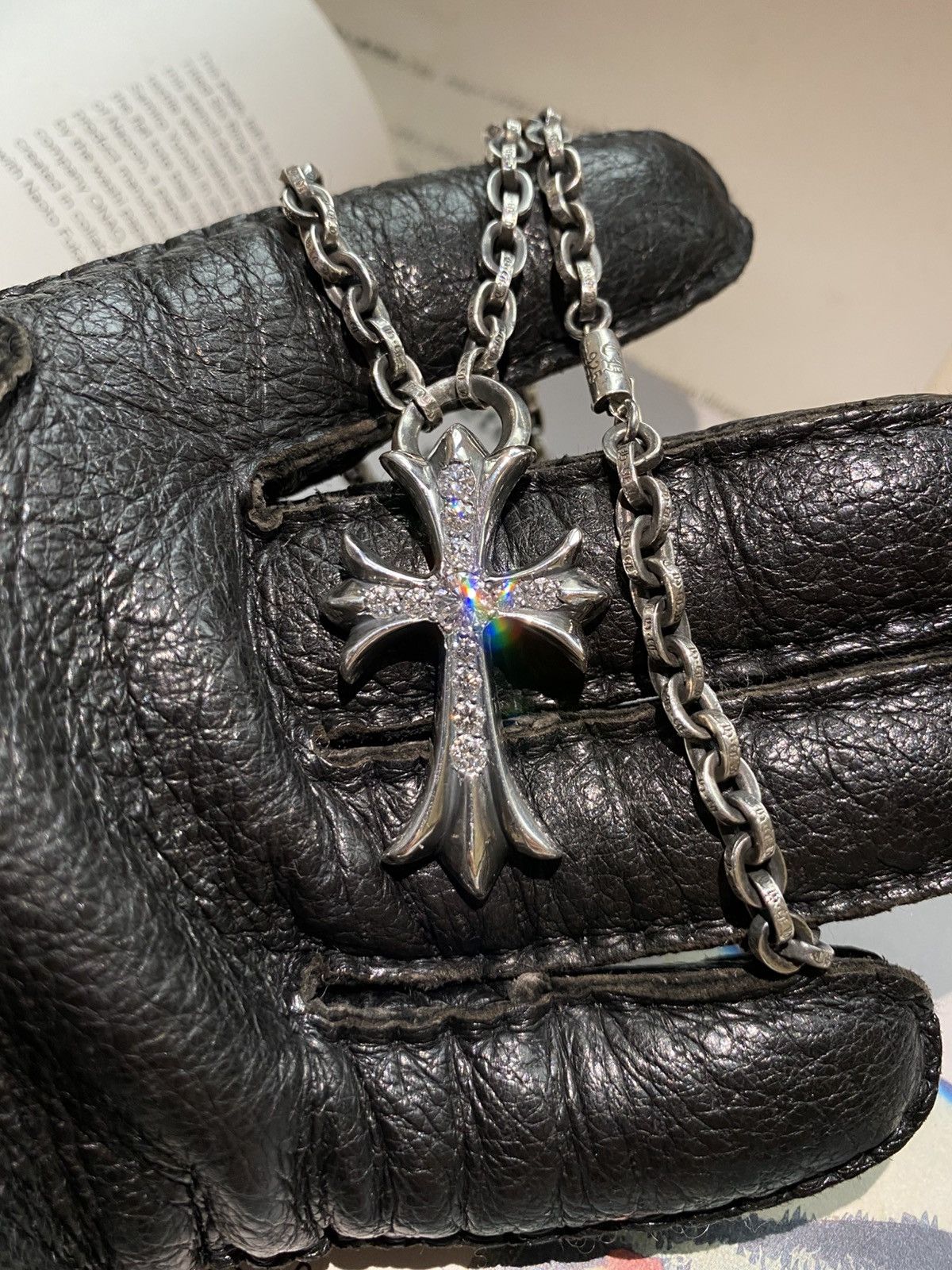 Chrome Hearts Chrome Hearts Paper Chain Diamond Small CH