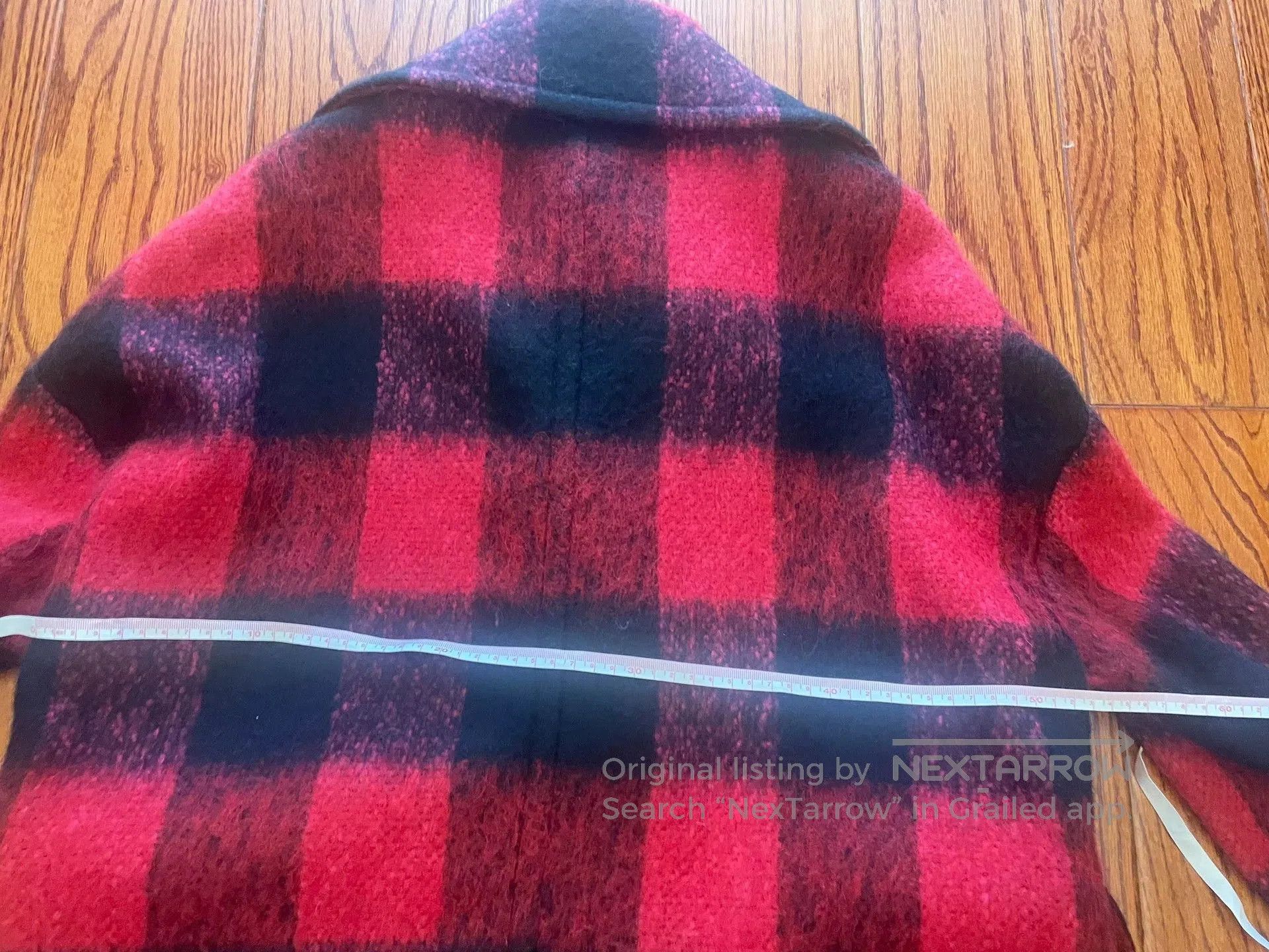 Valentino Valentino Red Plaid Short Coat. Size US M / EU 48-50 / 2 - 6 Thumbnail