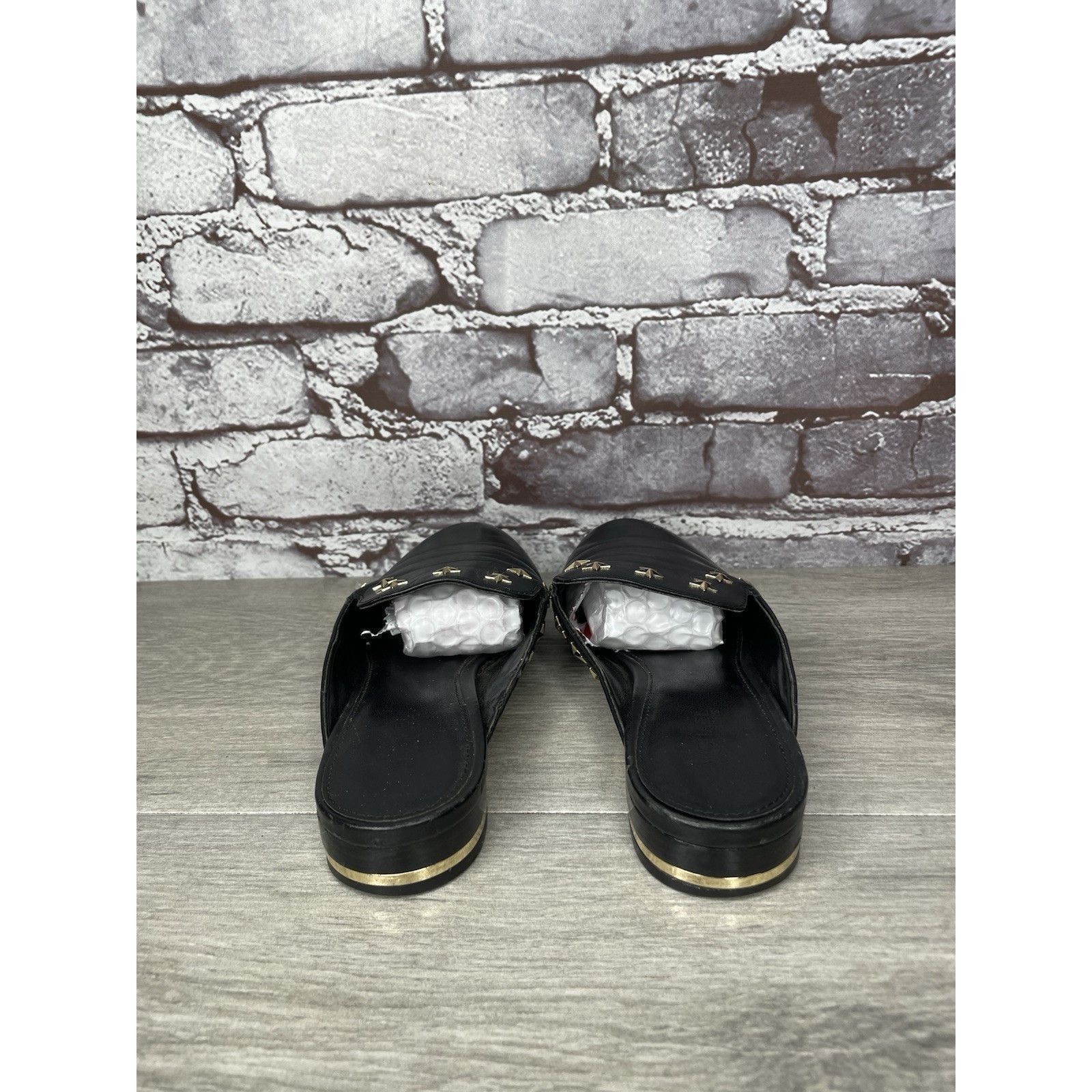 Michael Kors Michael Kors Natasha Admiral Black Leather Studded Stars Poi Size US 5 / IT 35 - 4 Thumbnail