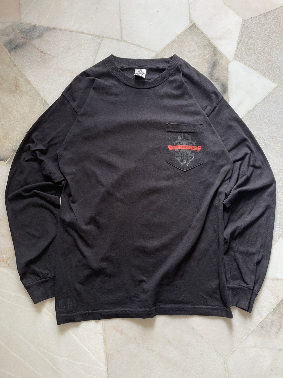 Chrome Hearts 90s CHROME HEARTS “FUCK YOU” SIDE LOGO T-BAR LONG