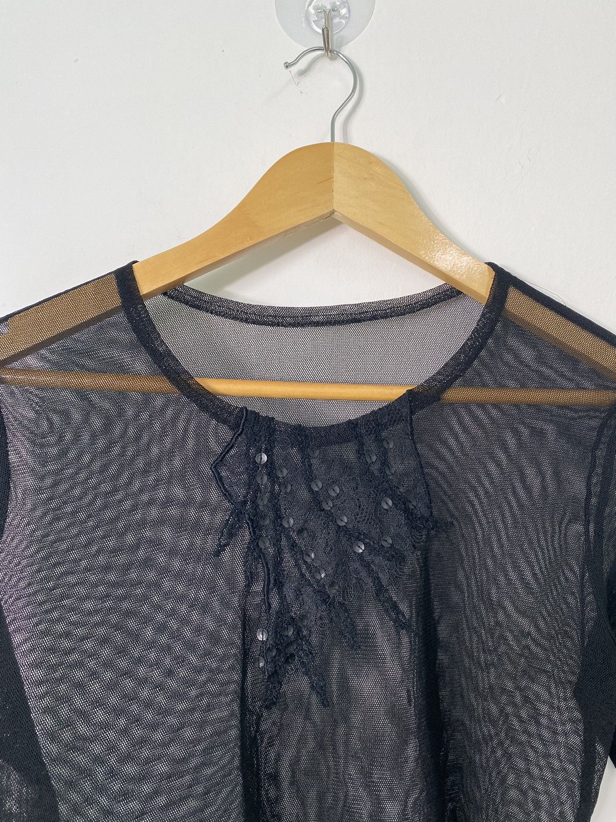 Other Mesh Basic Longsleeve T-shirt Size XXS / US 00 / IT 34 - 2 Thumbnail