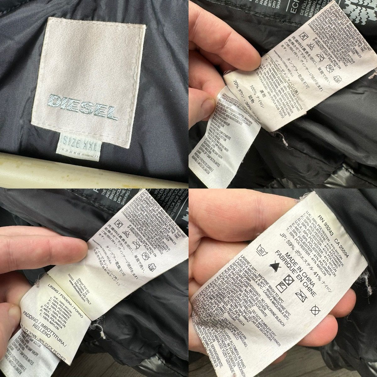 Diesel DIESEL DOWN JACKET WOMAN STYLE RICK OWENS Size XL / US 12-14 / IT 48-50 - 7 Thumbnail