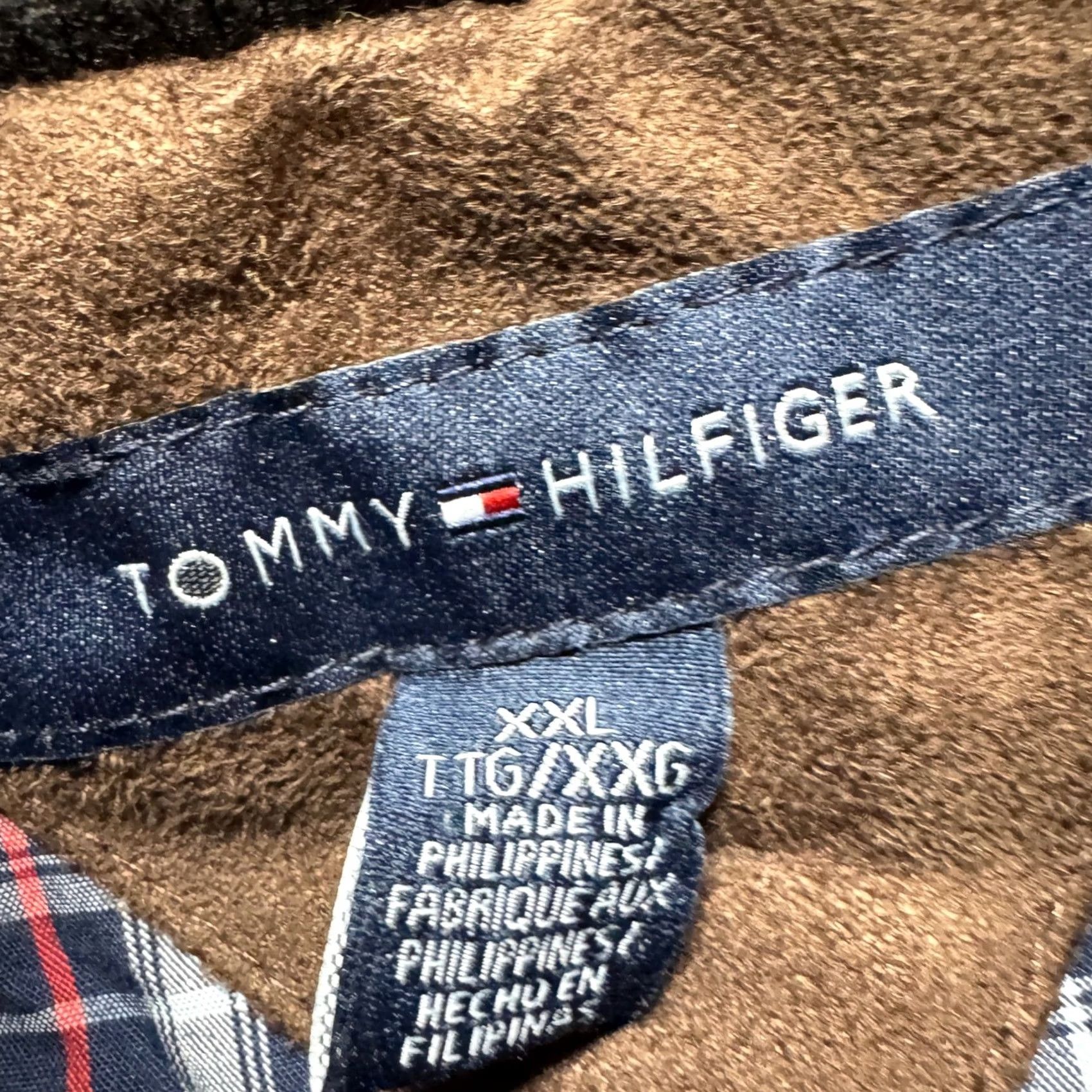 Tommy Hilfiger Tommy Hilfiger Puffer Vest Jacket Black 2XLT Men Nylon Plaid Lined Outdoor Big & Tall Size US XXL / EU 58 / 5 - 4 Thumbnail
