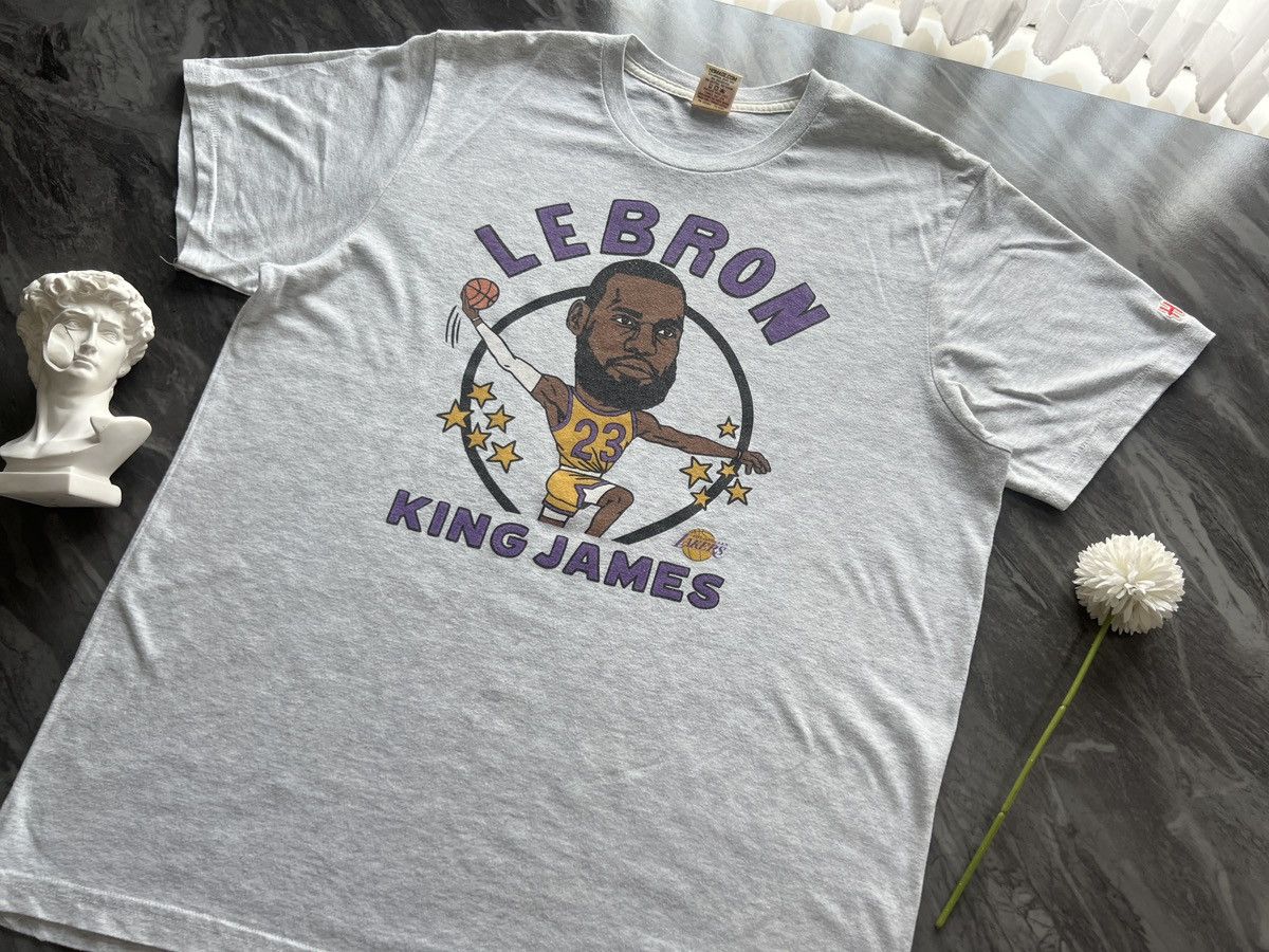 NBA Lakers : Lebron King James Los Angeles Size US L / EU 52-54 / 3 - 4 Thumbnail