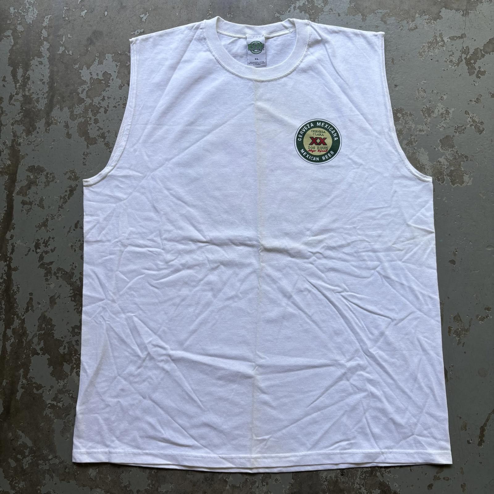 Vintage Vintage 90s Dos Equis Lager Especial Mexican Beer Tank Top Size US XL / EU 56 / 4 - 1 Thumbnail