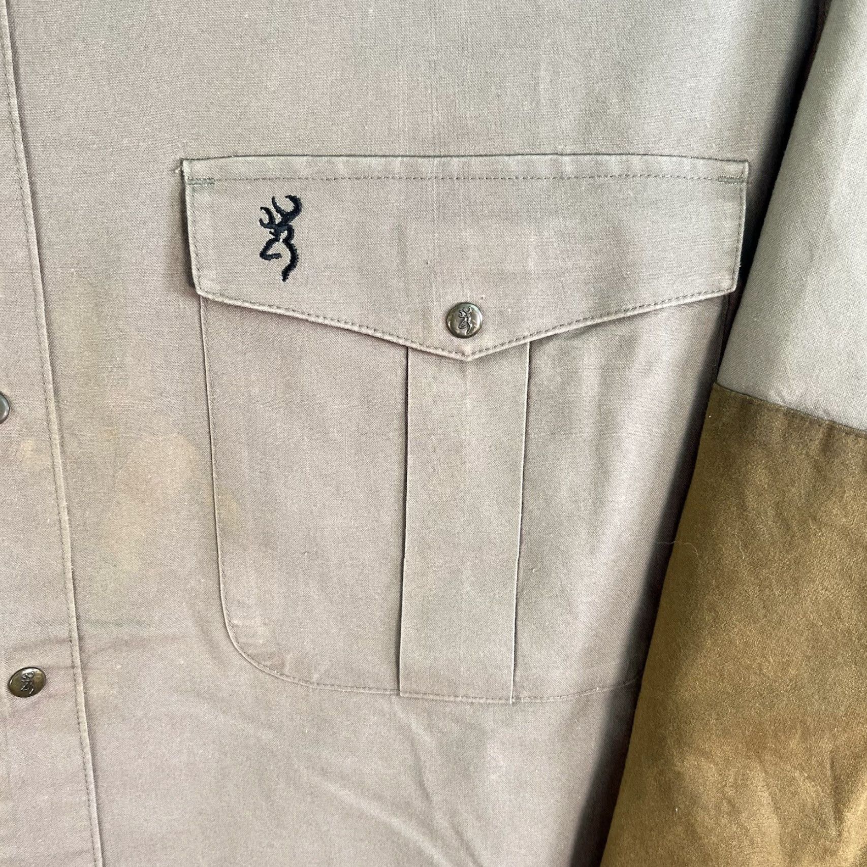 Vintage Browning Shooting Shirt Mens XL Button-Up Size US XL / EU 56 / 4 - 3 Thumbnail