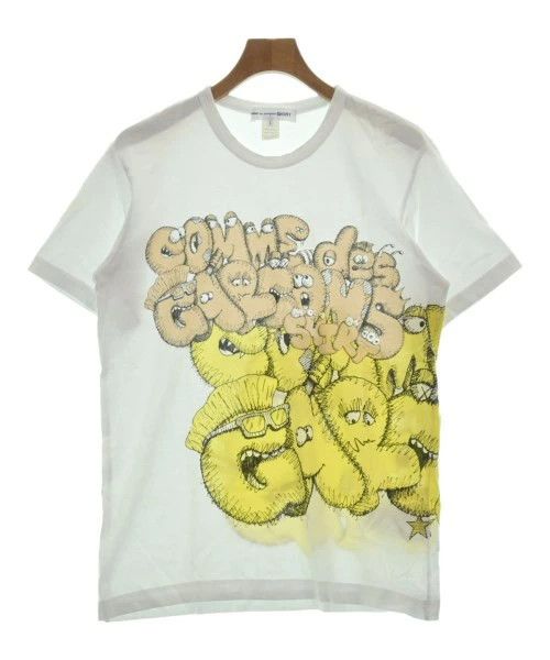 Comme des Garcons SHIRT T-Shirts cut and sewn logo print cotton short sleeve White Size US L / EU 52-54 / 3 - 1 Thumbnail