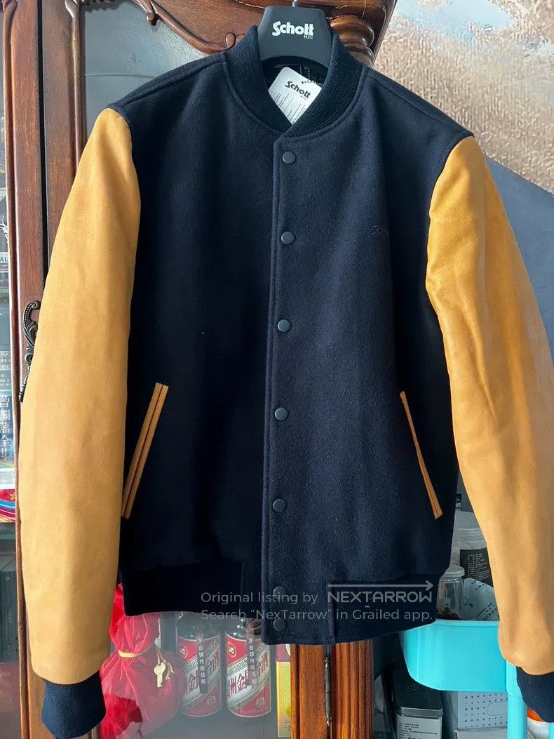 Schott Schott Baseball cotton jacket Size US S / EU 44-46 / 1 - 1 Thumbnail