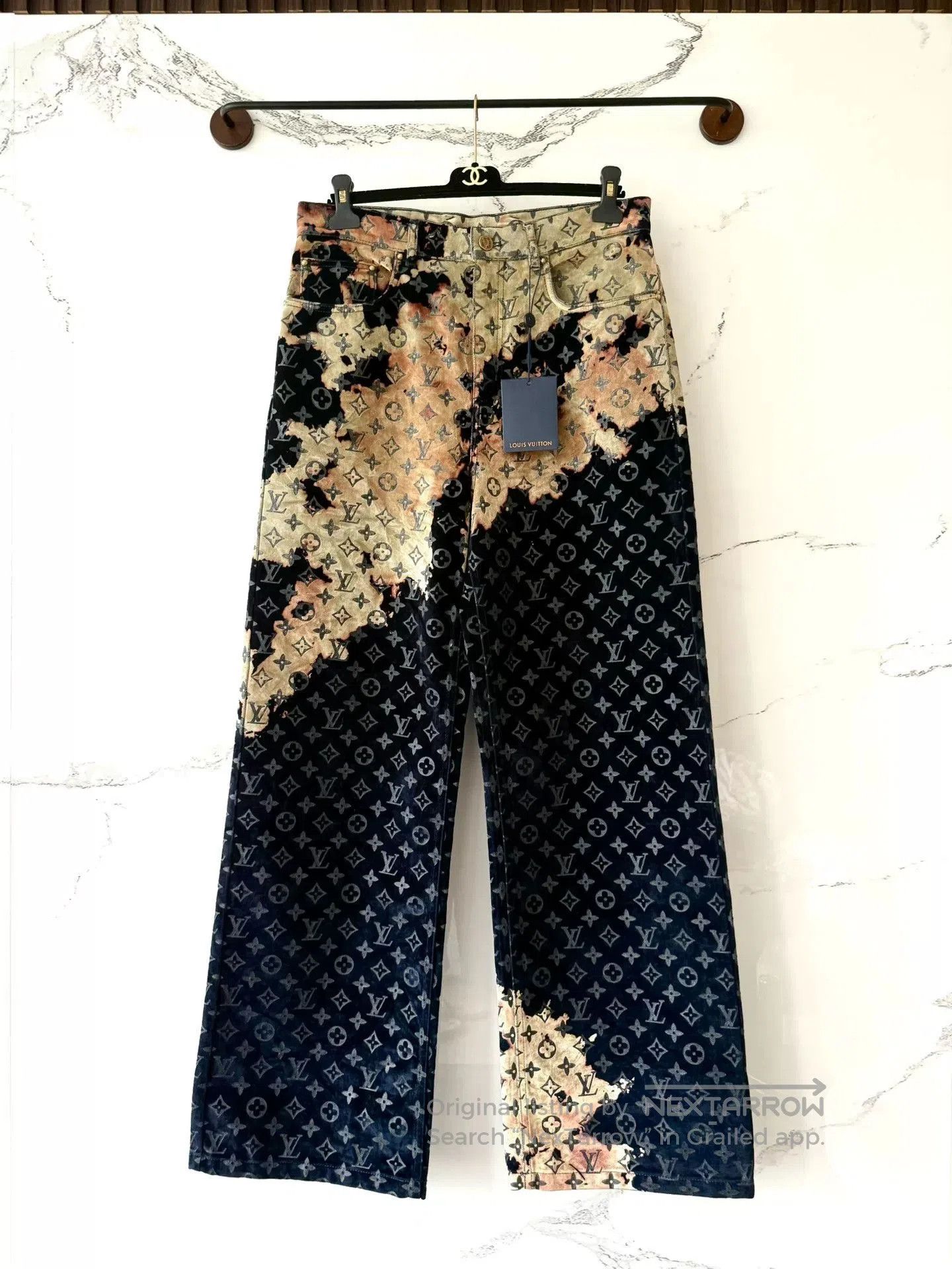 Louis Vuitton louis vuitton LV 24ss fire cloud denim pants. Size 30" / US 8 / IT 44 - 1 Thumbnail