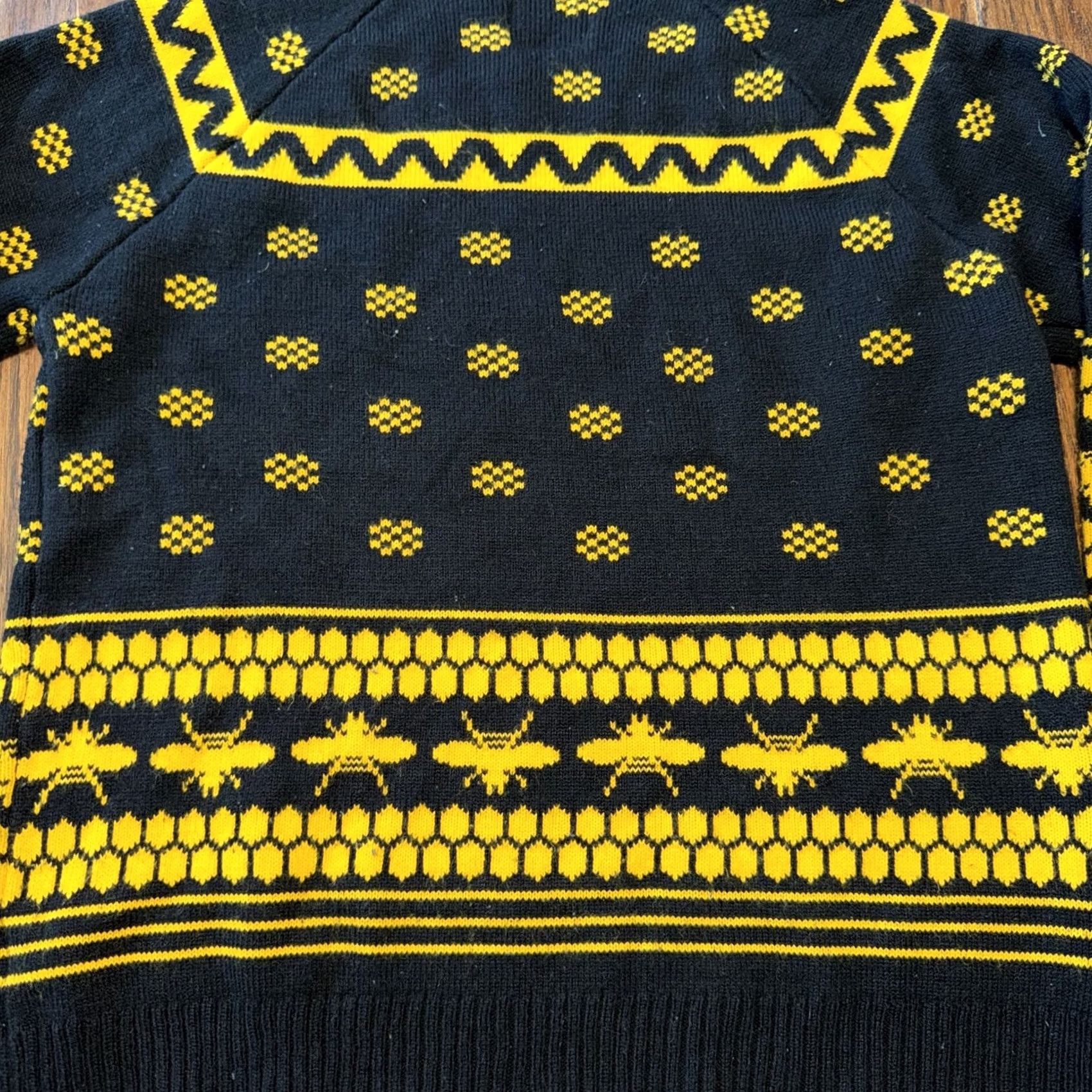 Vintage WU-TANG Clan Sweater Knit Mens Medium Black Yellow Killa Bees 2016 Black Yellow Size US M / EU 48-50 / 2 - 4 Thumbnail